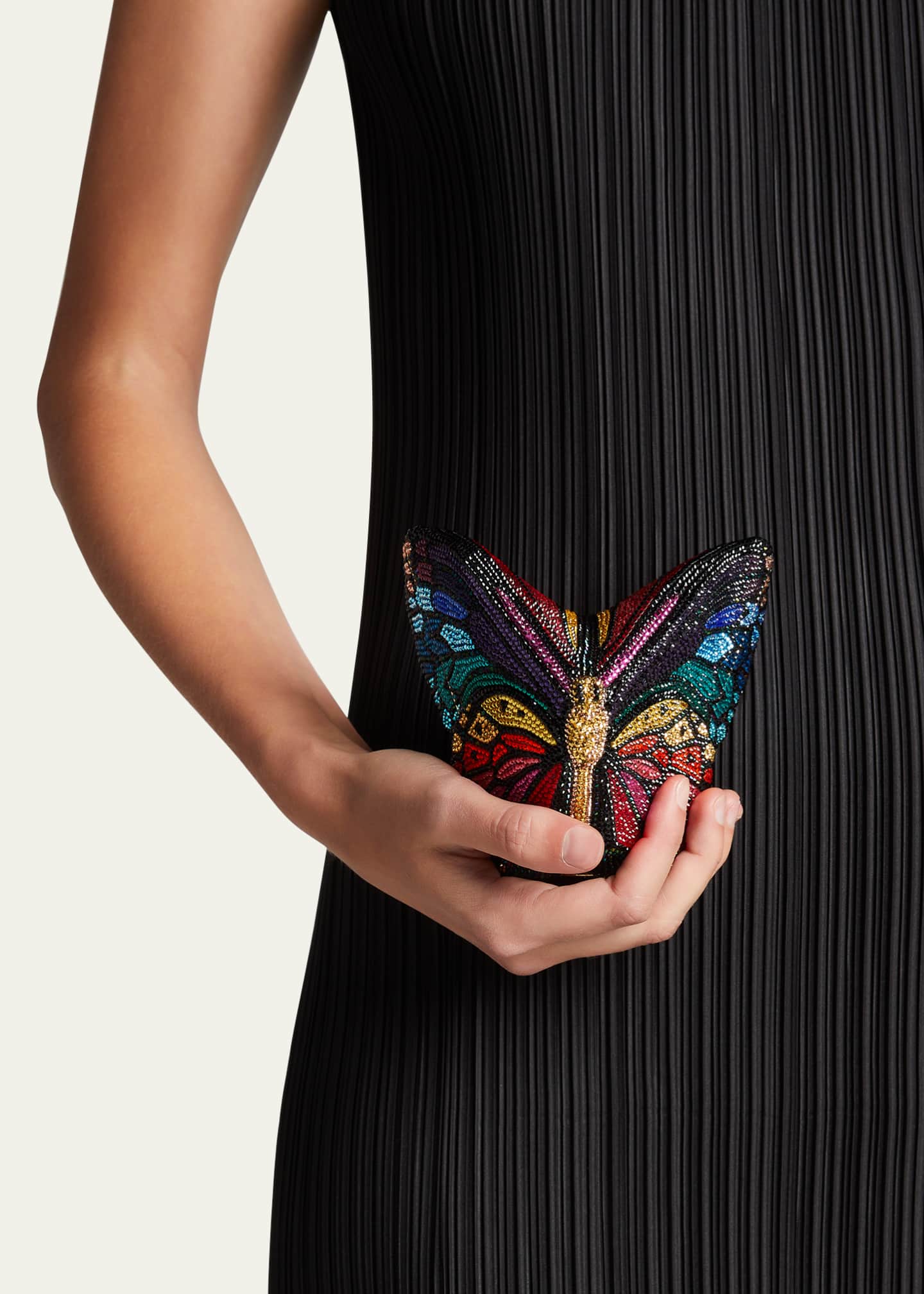 Judith Leiber Mariposa Crystal Butterfly Clutch Bag - Vivaldi Boutique