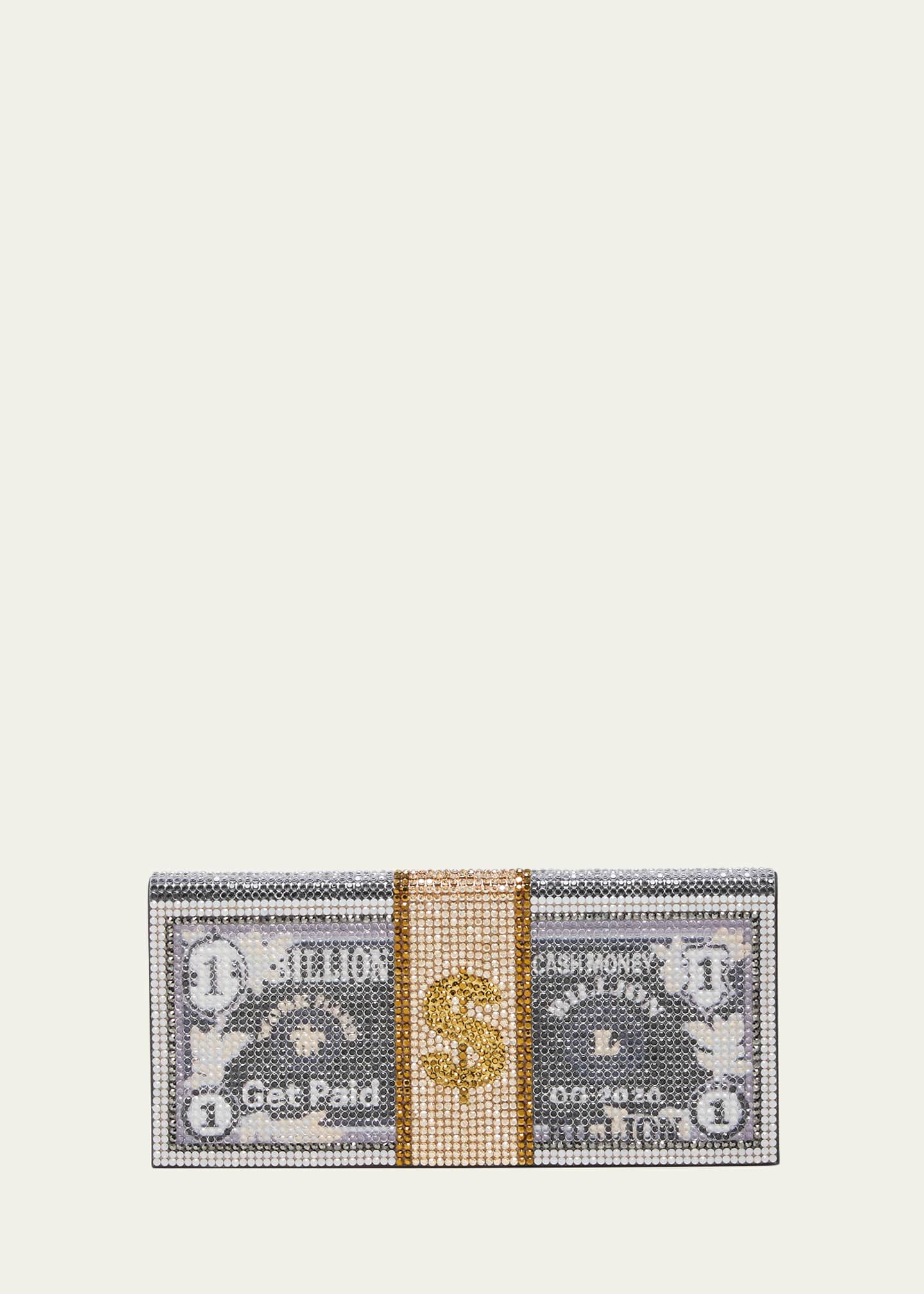 Judith leiber money clutch top