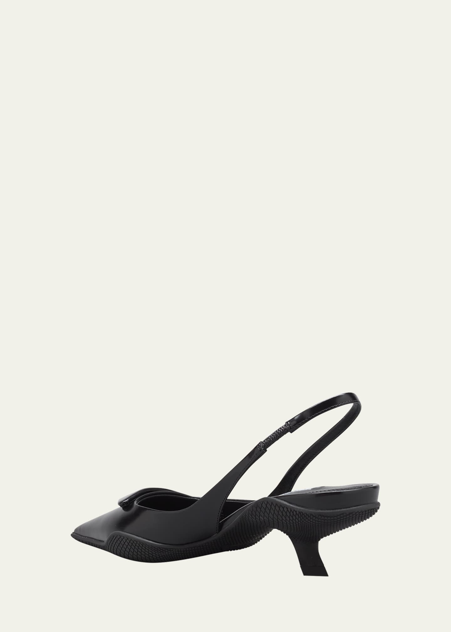 Prada black kitten heels sale