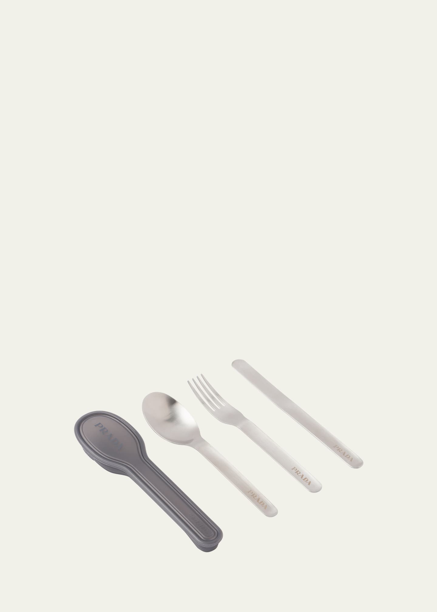 Prada Men's x Black + Blum Stainless Steel Travel Utensils Image 1 of 4