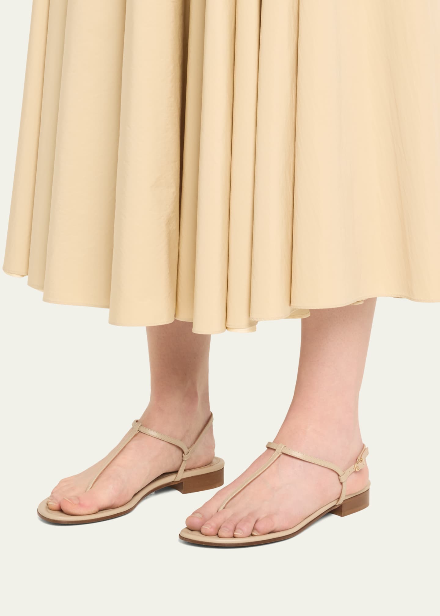 Emme Parsons Cecilia Leather Thong Sandals Image 2 of 5