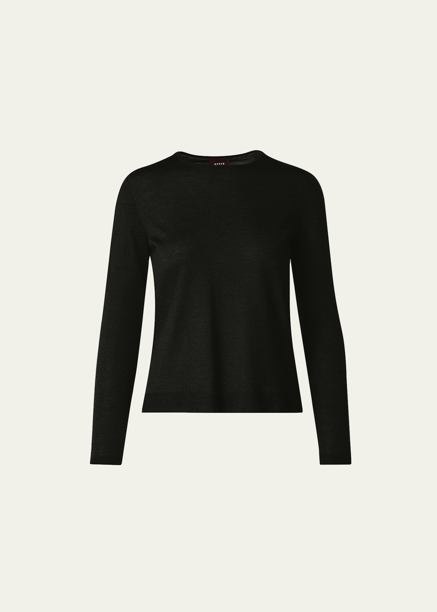 Akris Seamless Cashmere-Silk Sweater Image 1 of 3