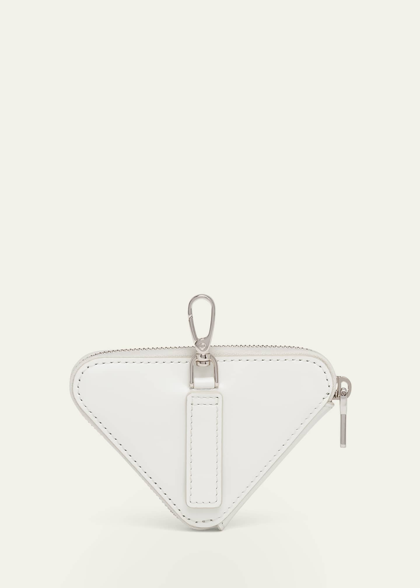Prada Triangle Mini Pouch Charm Bag