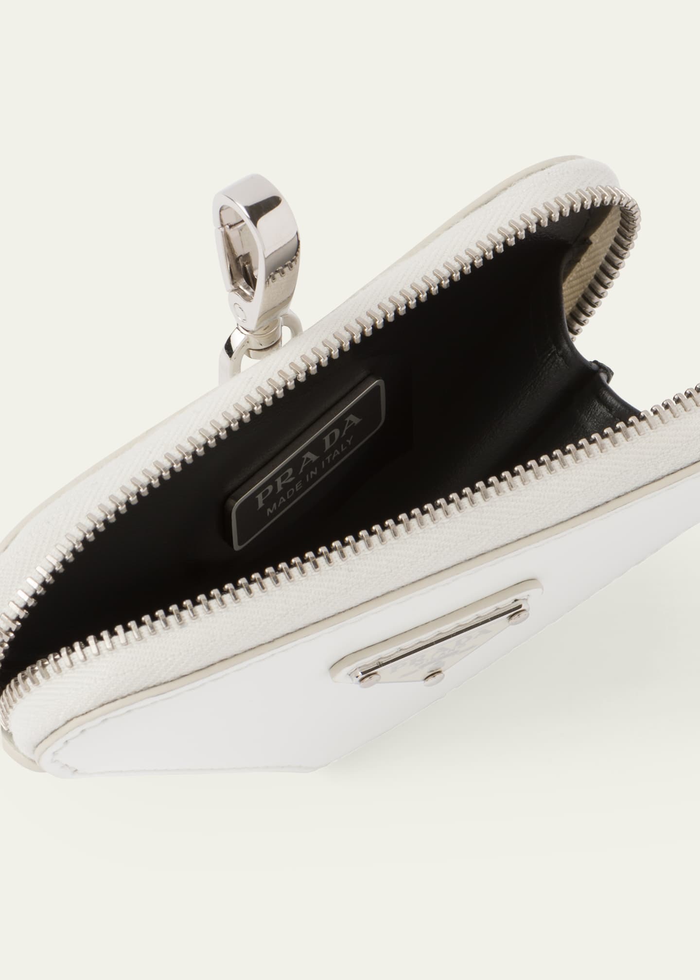 Prada Triangle Mini Pouch Charm Bag Bergdorf Goodman
