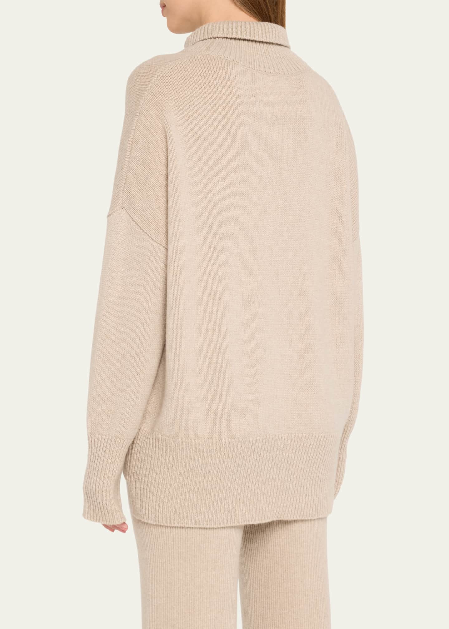 Lisa Yang Heidi Cashmere Turtleneck Sweater Image 3 of 5