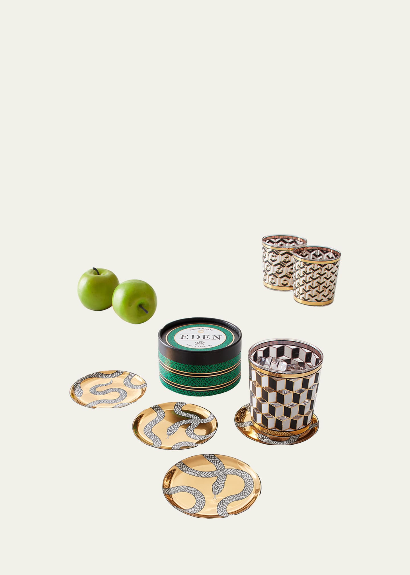 Jonathan Adler Eden Coasters, Set of 4 Bergdorf Goodman