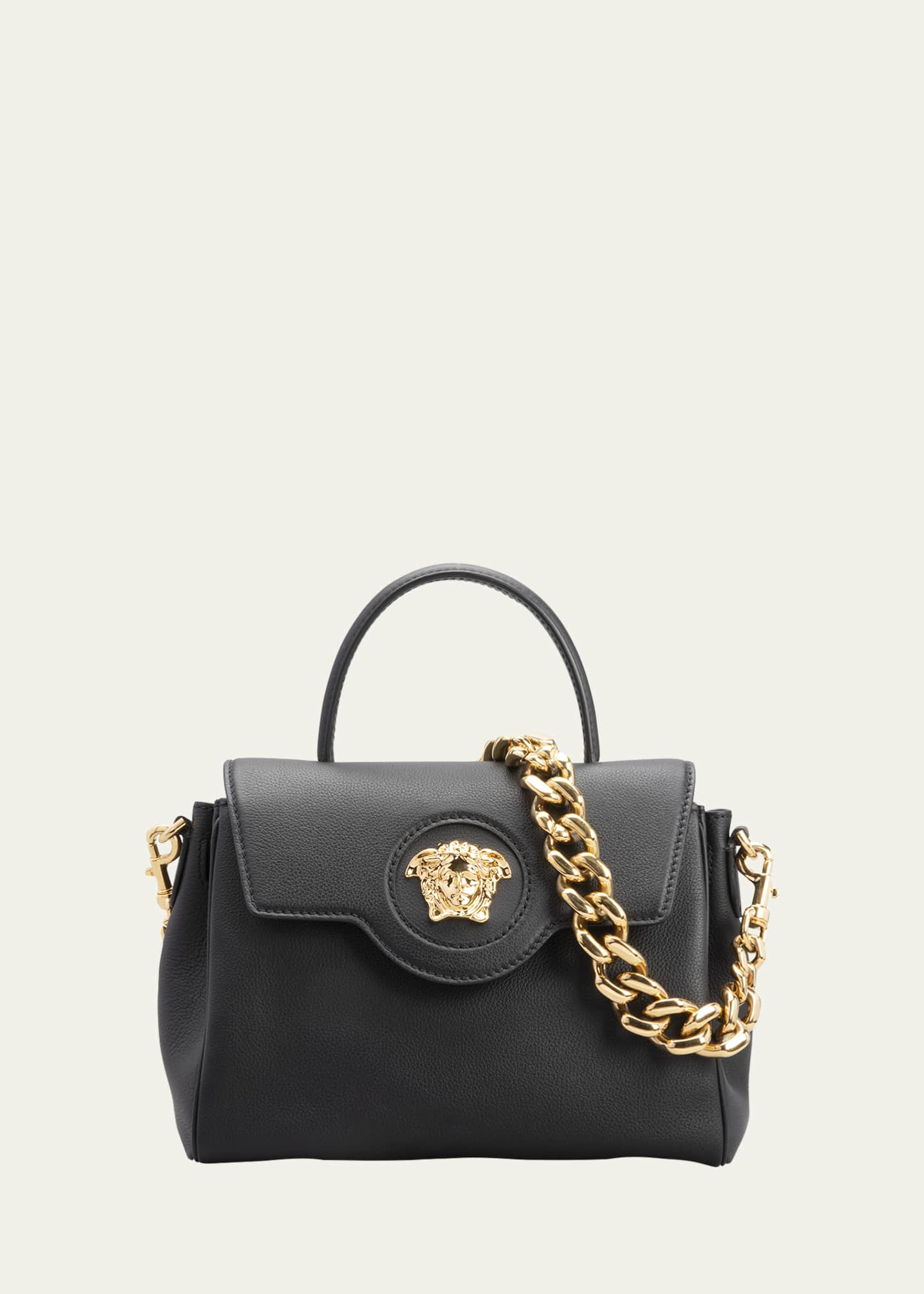 Medusa patent leather mini bag, Versace