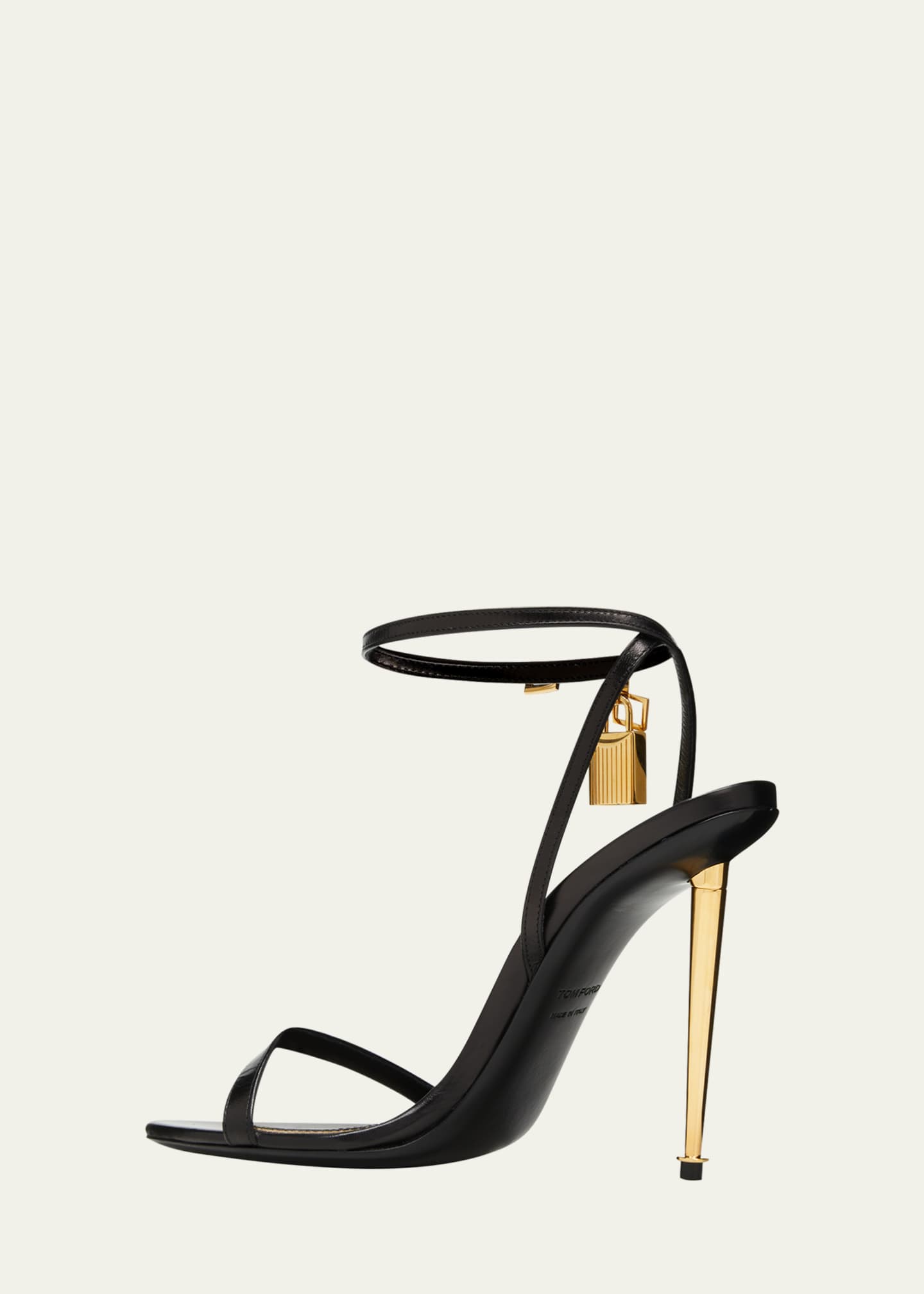 Lock Stiletto Sandals