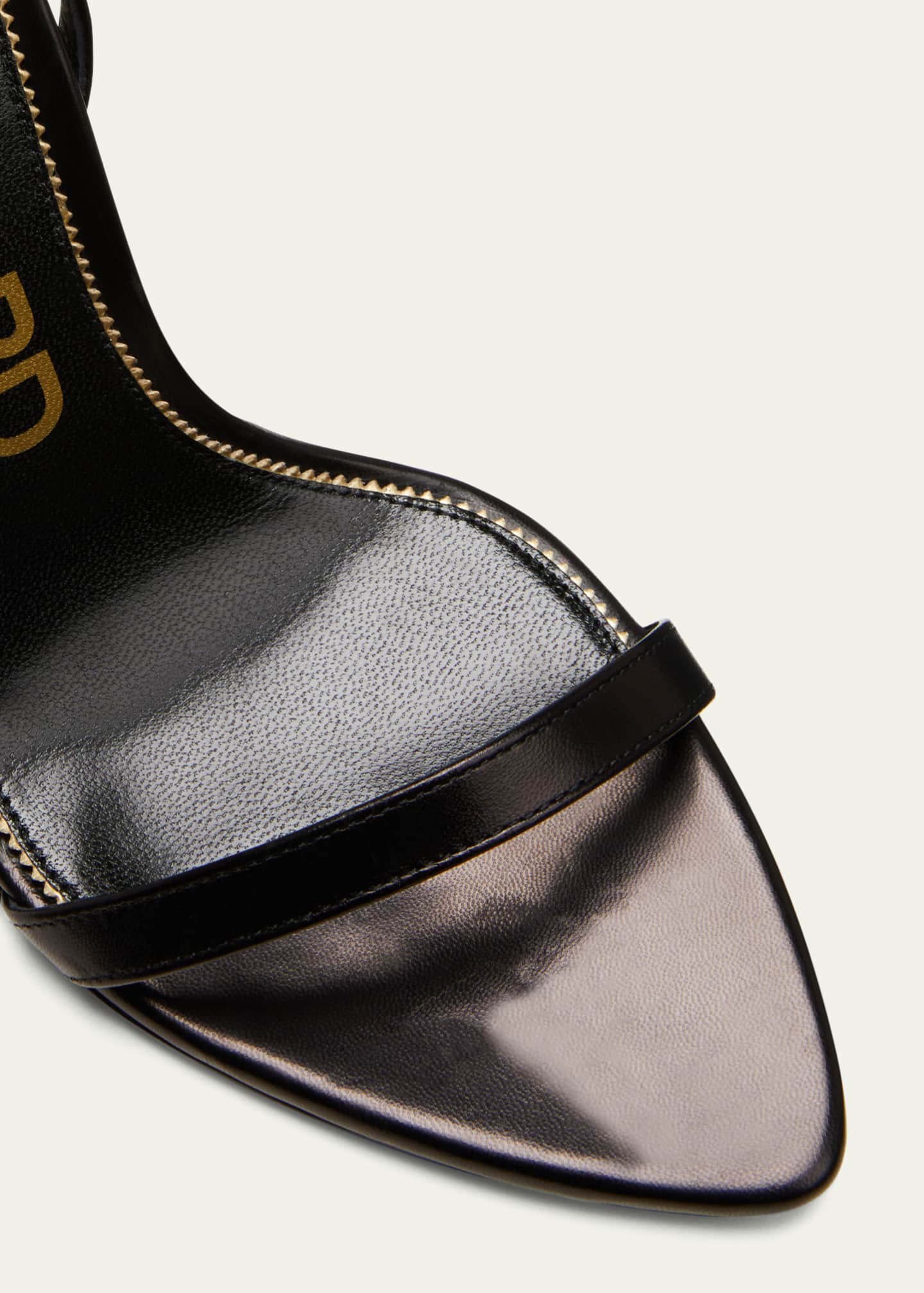 Lock Stiletto Sandals