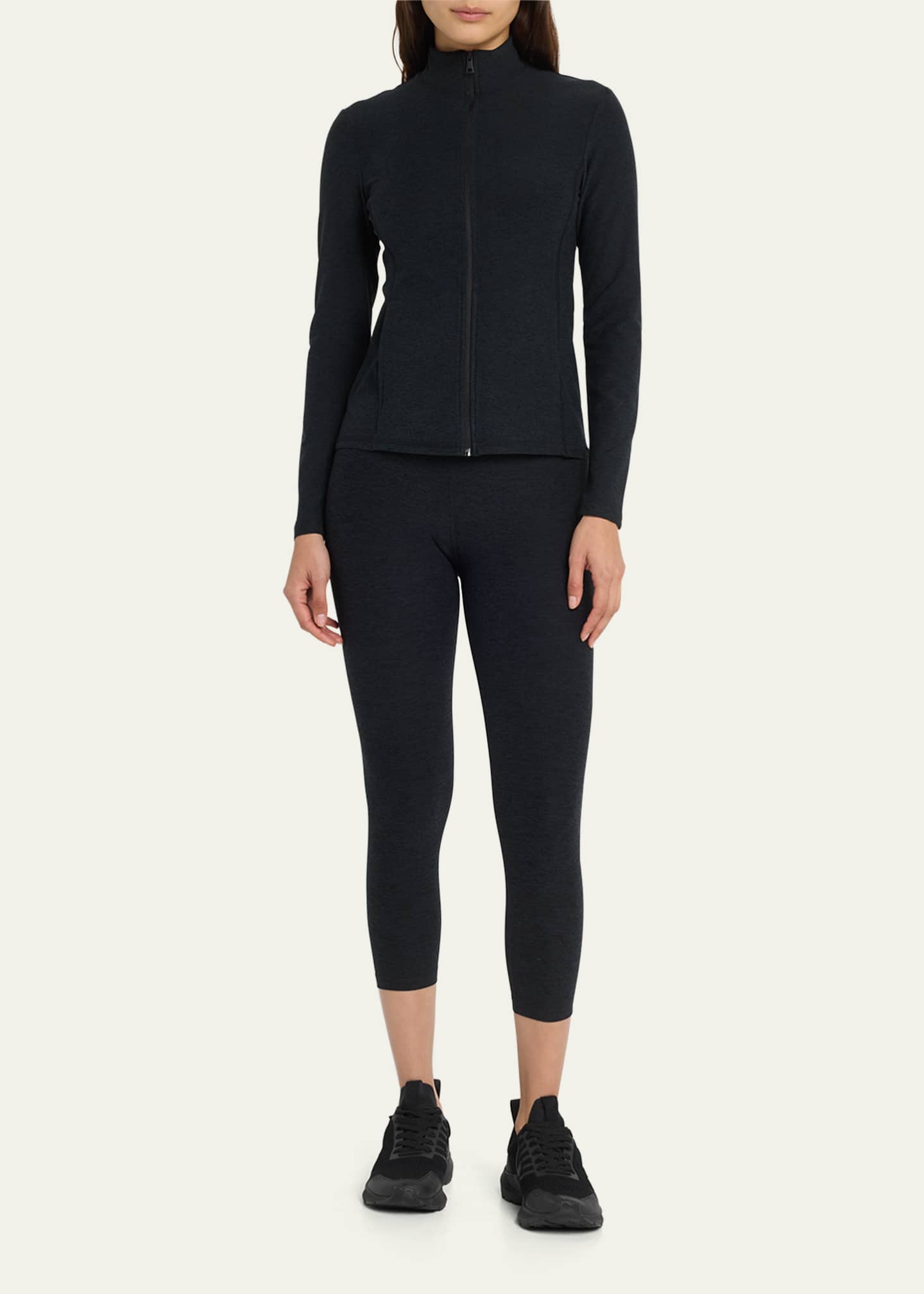 Beyond Yoga On the Go Mock Neck Jacket Bergdorf Goodman