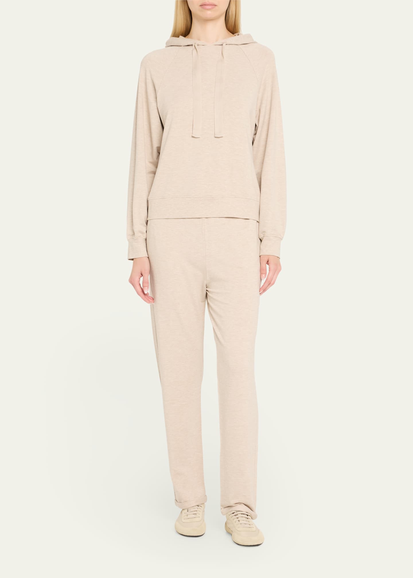French Terry Cuffed Drawstring Pants
