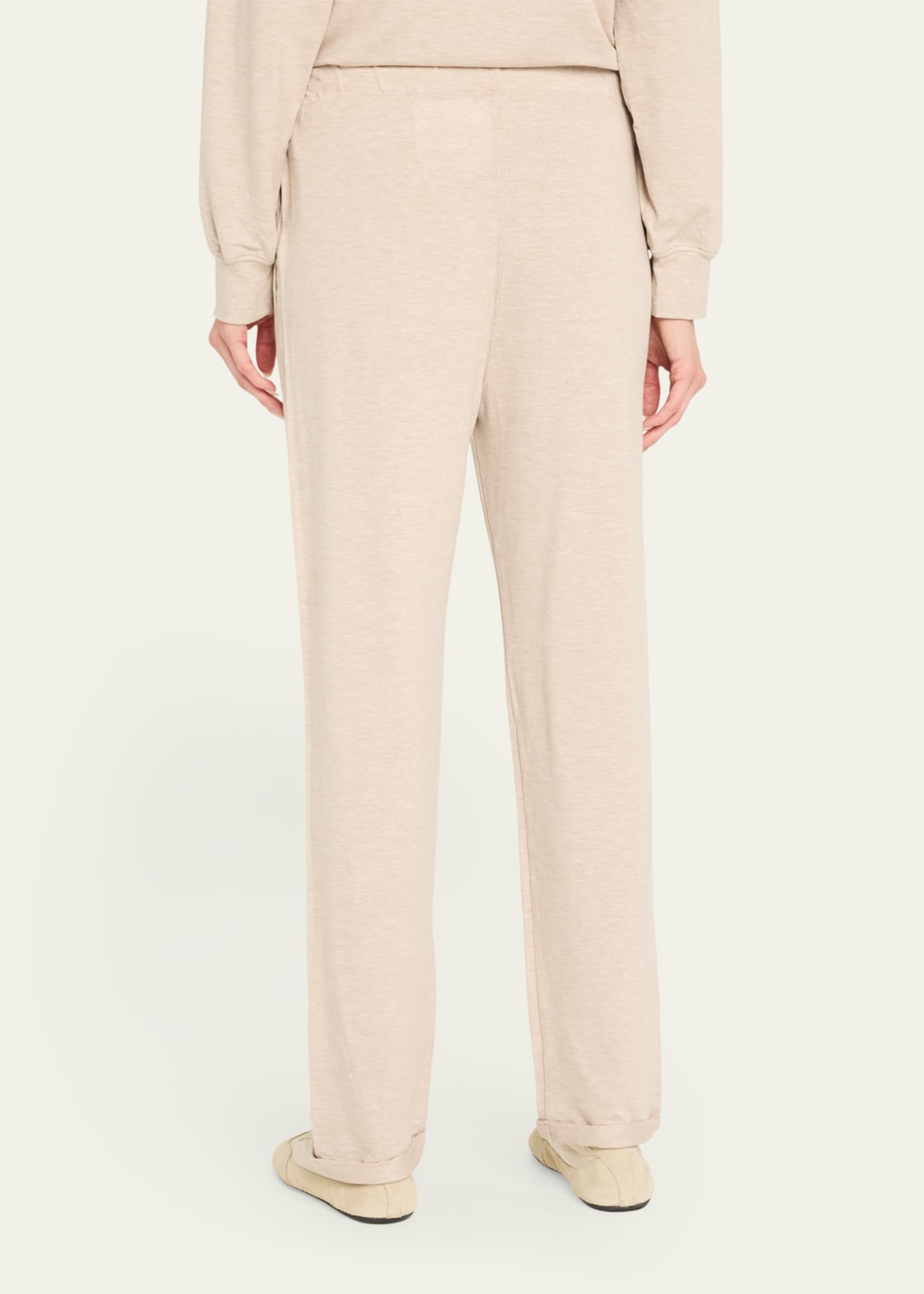 French Terry Cuffed Drawstring Pants