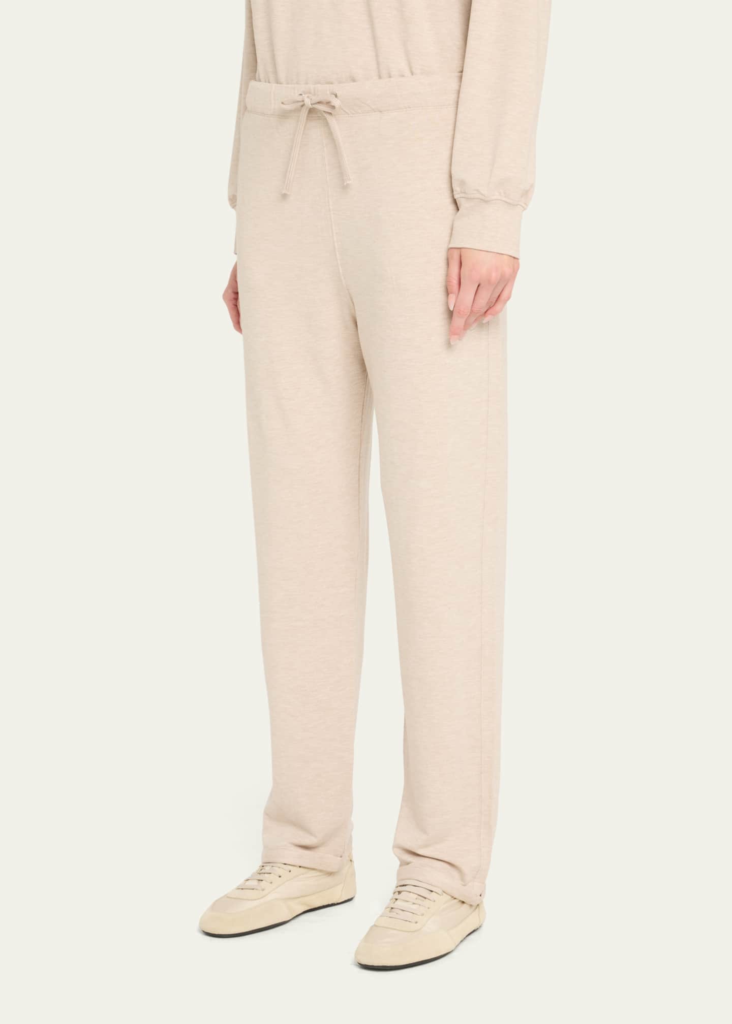 French Terry Cuffed Drawstring Pants