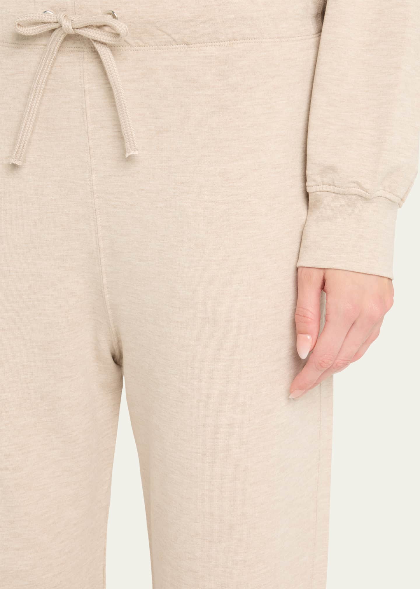 French Terry Cuffed Drawstring Pants