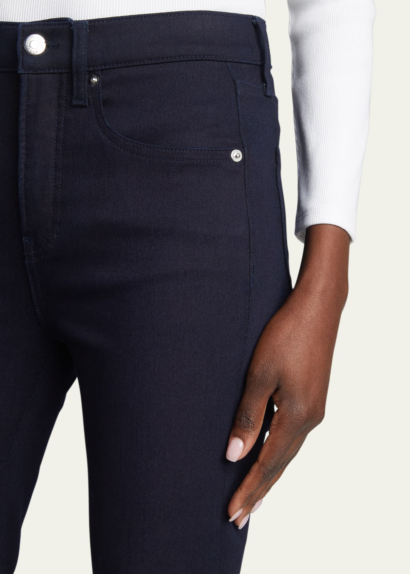 Veronica Beard Beverly High-Rise Skinny Flare Jeans Image 5 of 5