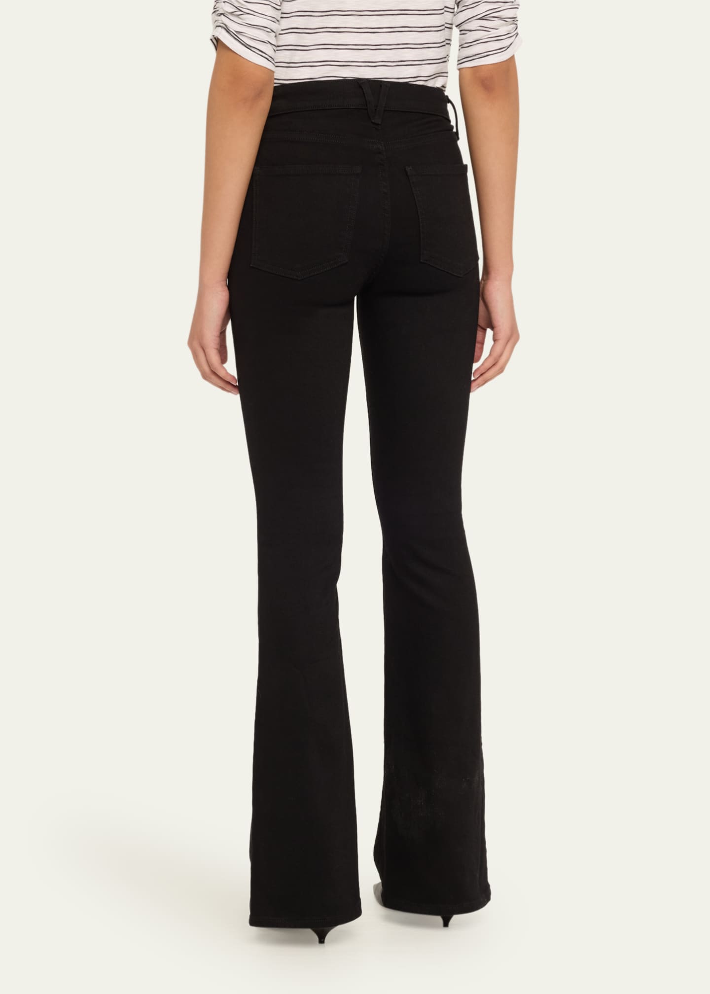 Veronica Beard Beverly High-Rise Skinny Flare Jeans Image 3 of 5