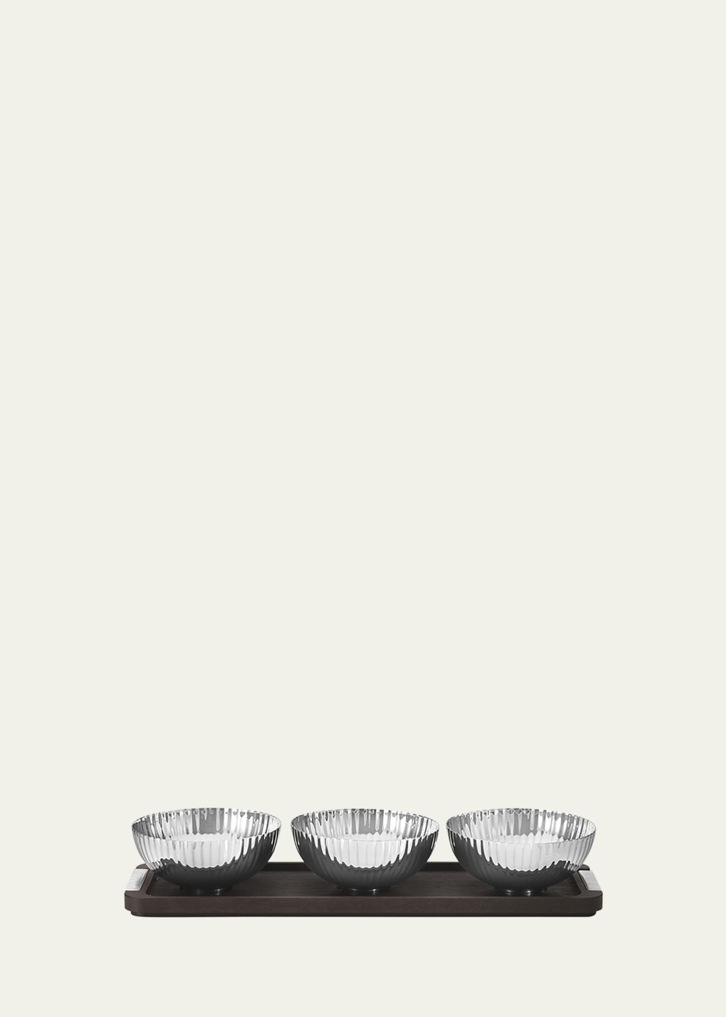 Georg Jensen Bernadotte Triple Bowl Set Image 1 of 4