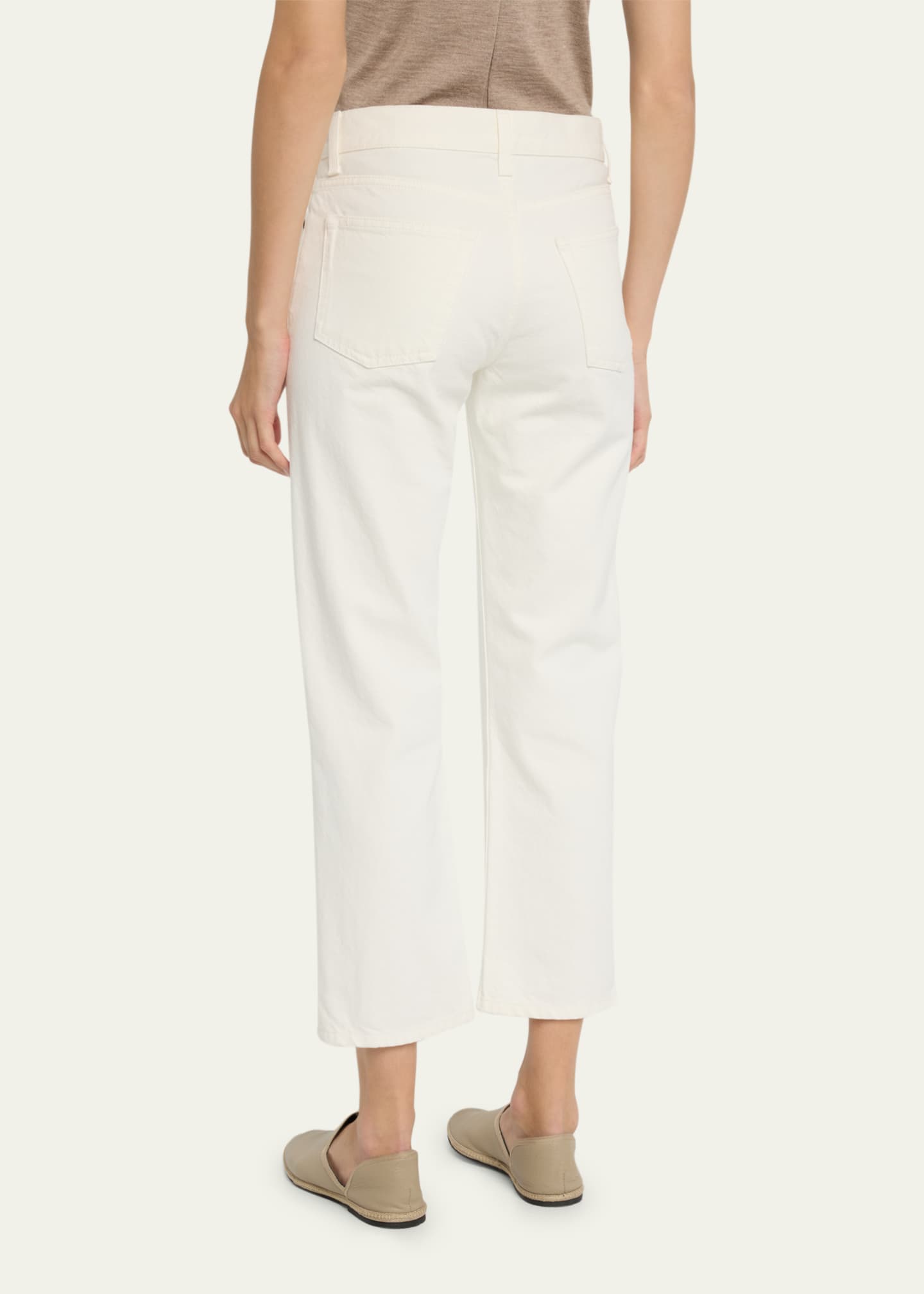 THE ROW Lesley Cropped Jeans - Bergdorf Goodman