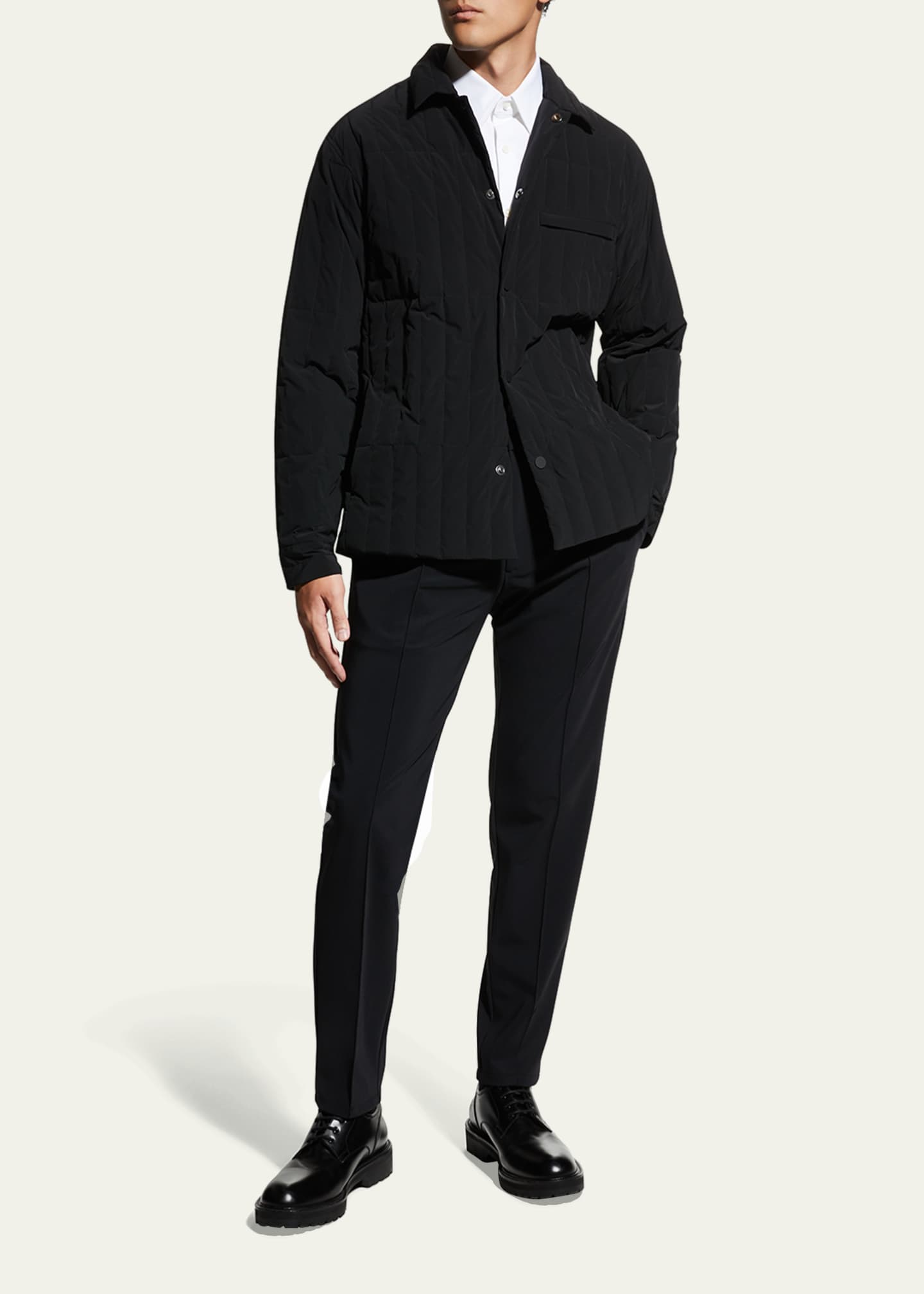 Theory Men's Curtis Precision Ponte Drawstring Pants