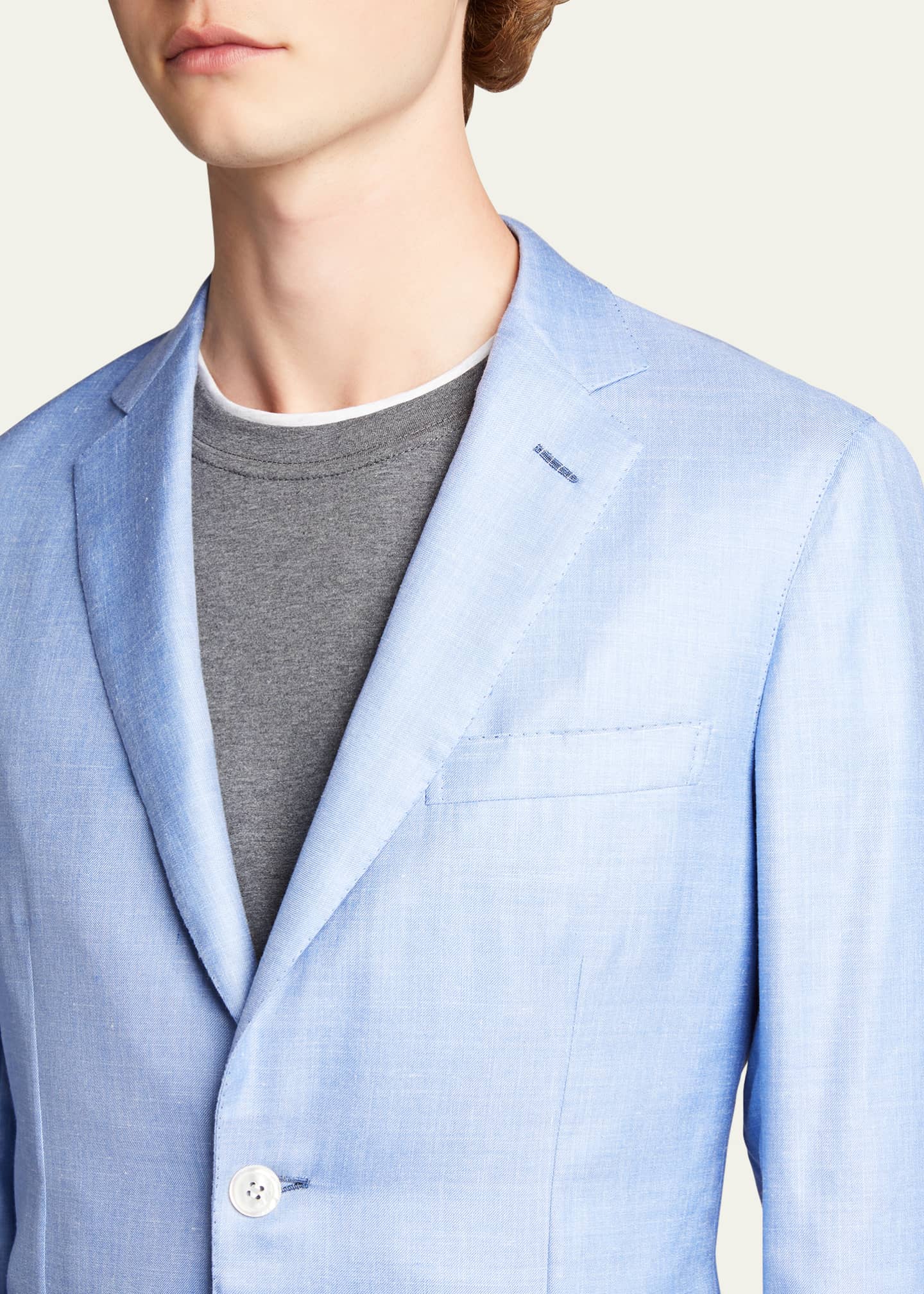Brioni Men's Soft Cashmere-Blend Sport Jacket Image 5 of 5