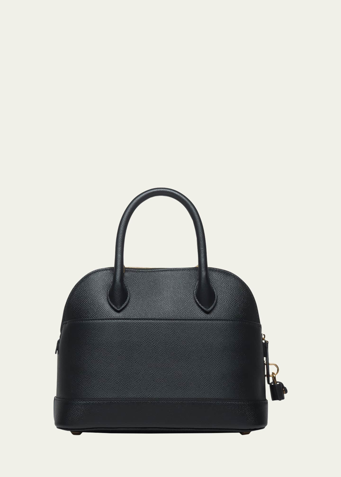 Balenciaga Ville Small Leather Handbag in Black
