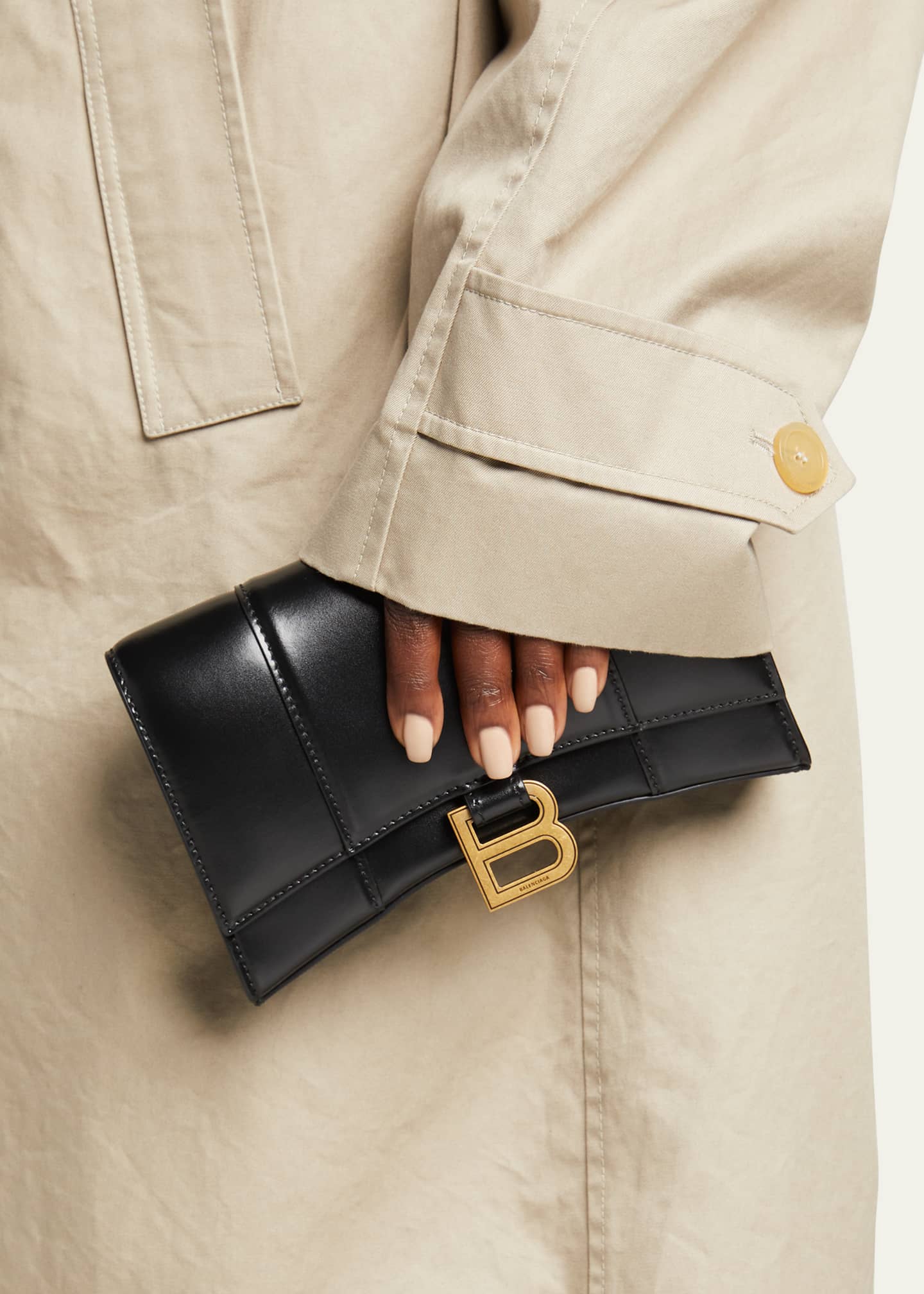 Balenciaga wallet on a chain top