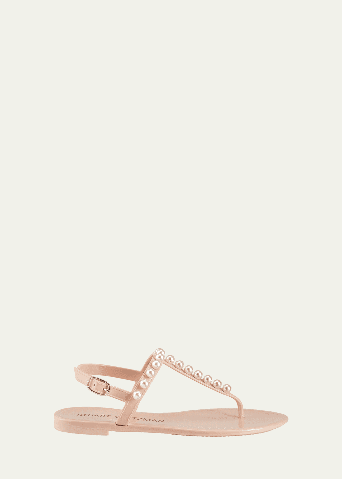 Stuart weitzman studded hot sale jelly flat sandals