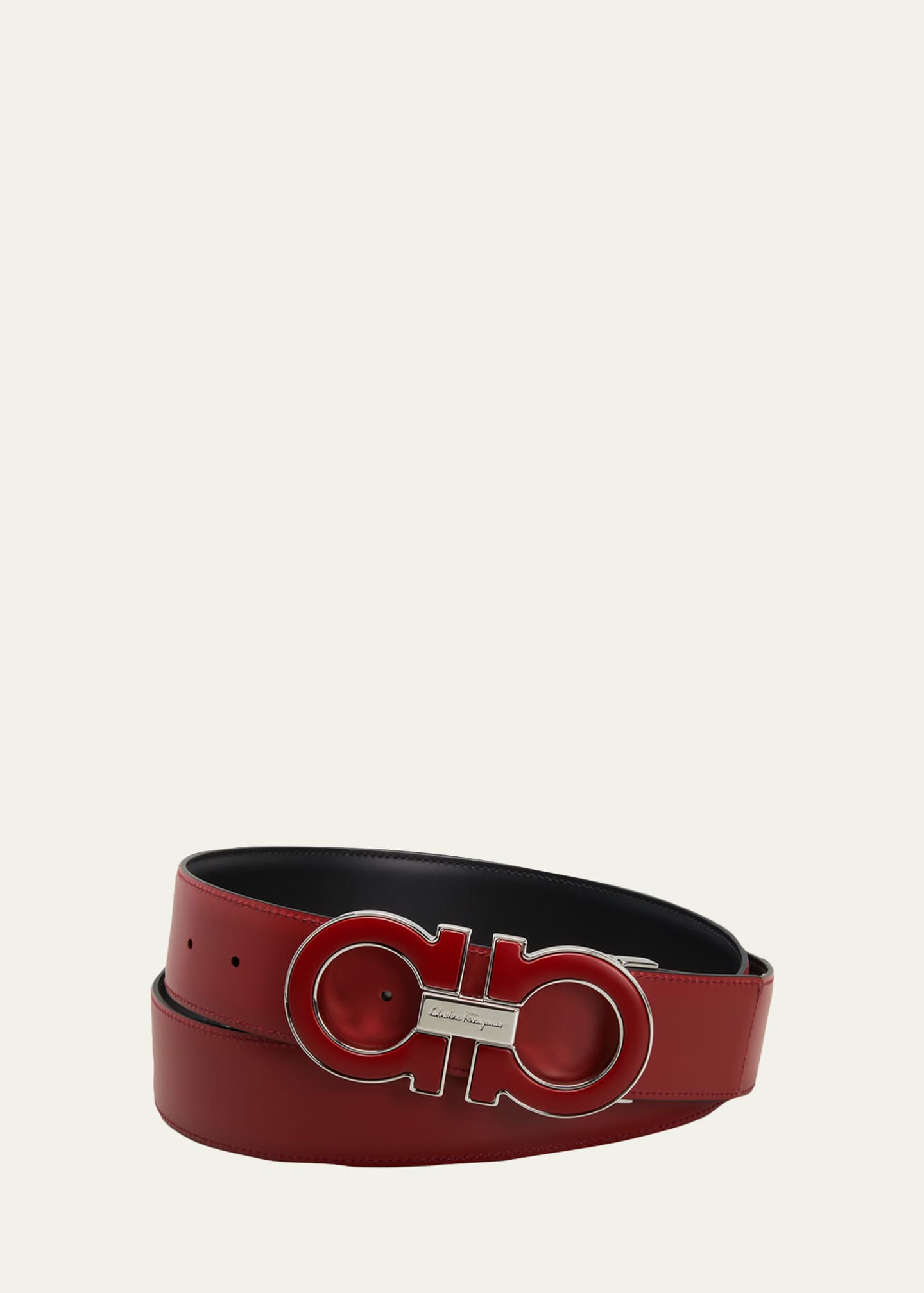 Ferragamo Belt in Red