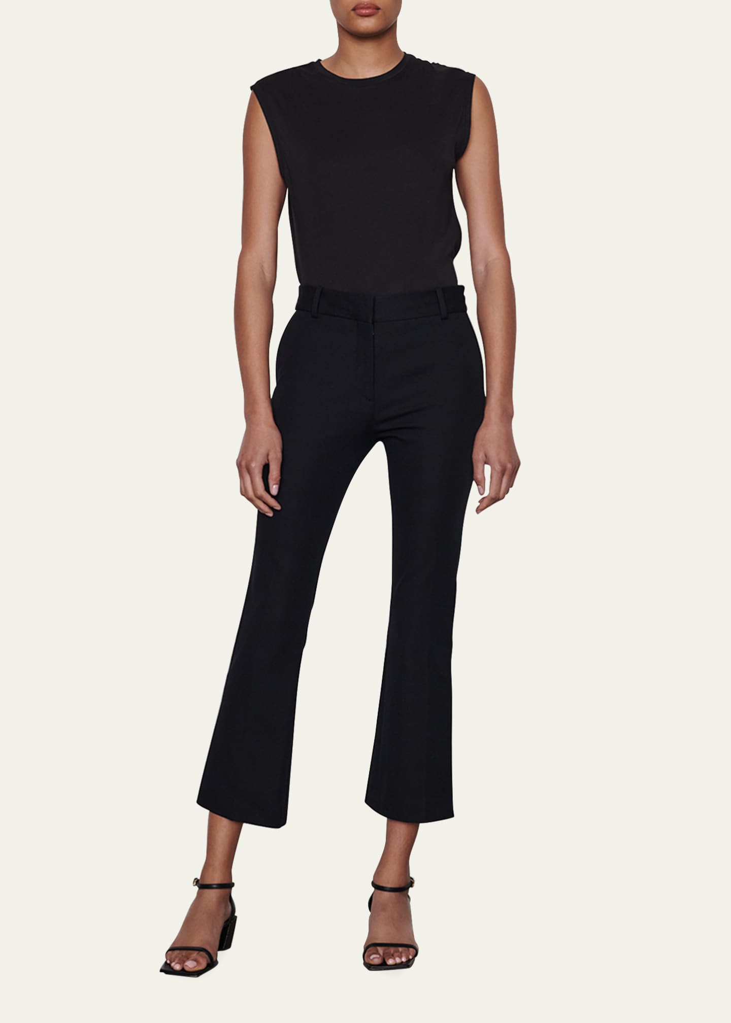 FRAME Le Crop Mini Boot Trousers Image 2 of 4