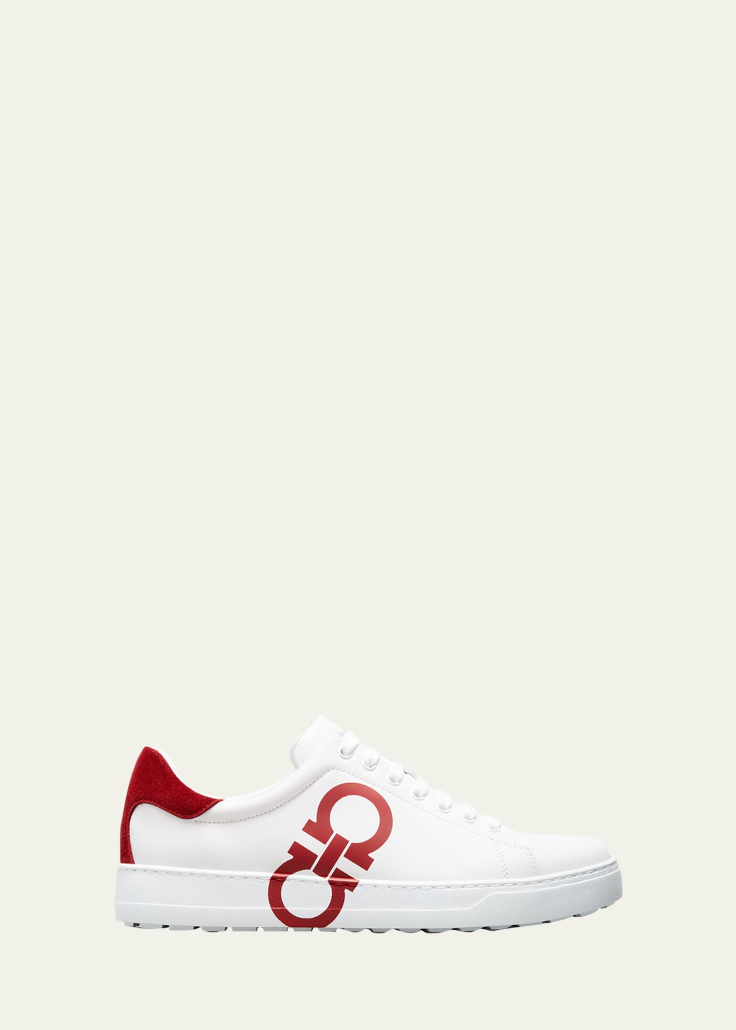 Red sale ferragamo sneakers