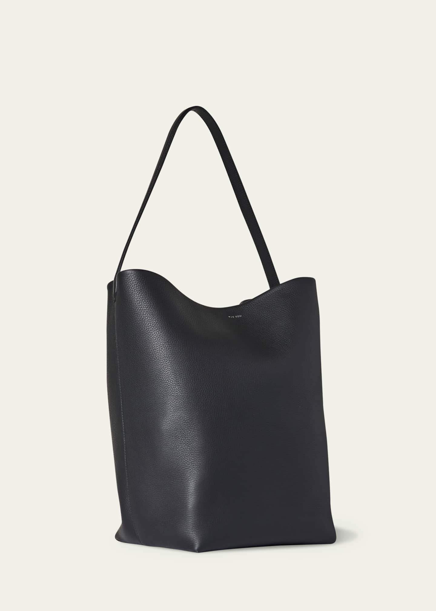 The Row Black Medium N/S Park Tote Bag