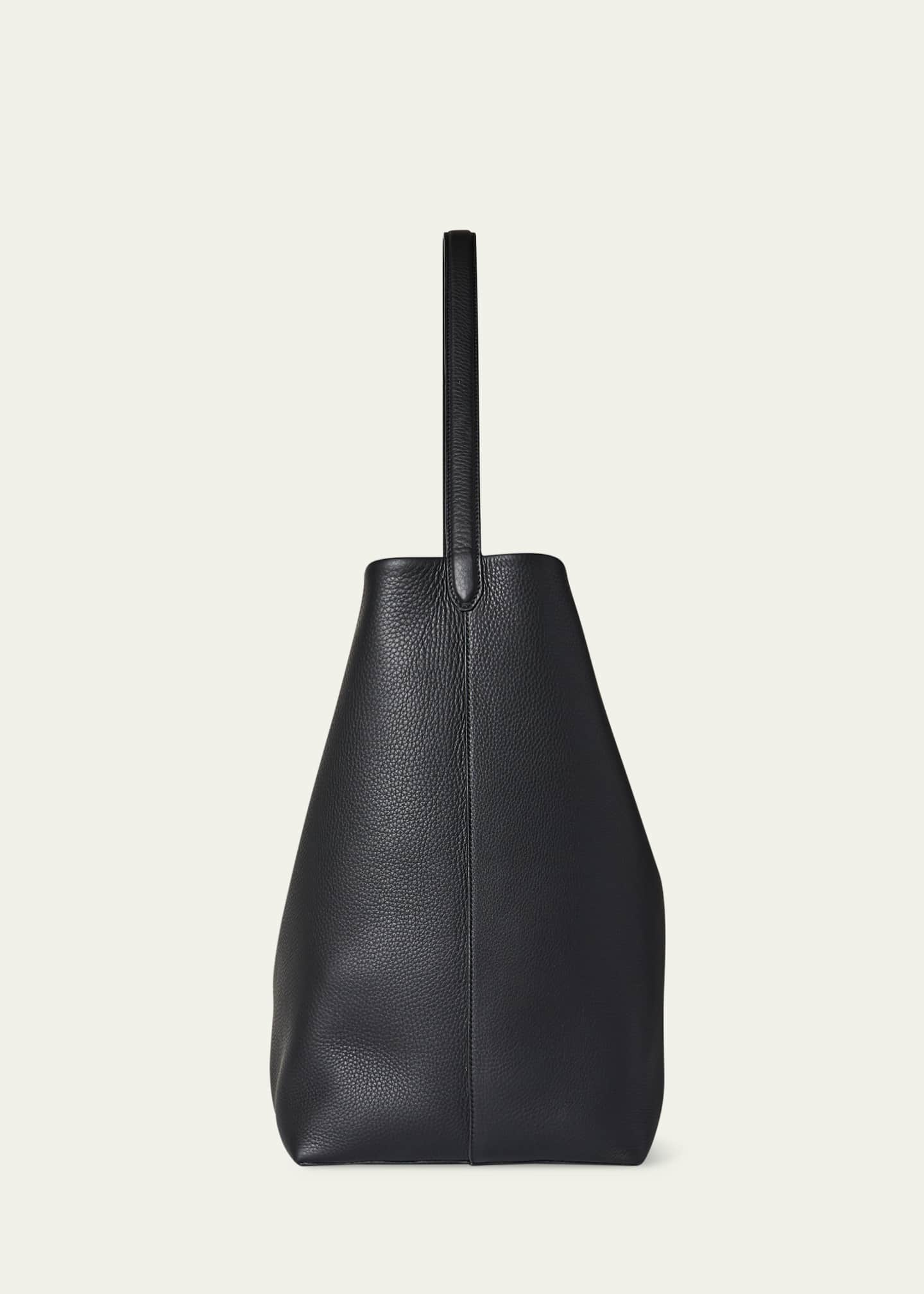 The Row Small Leather N/S Park Tote Bag