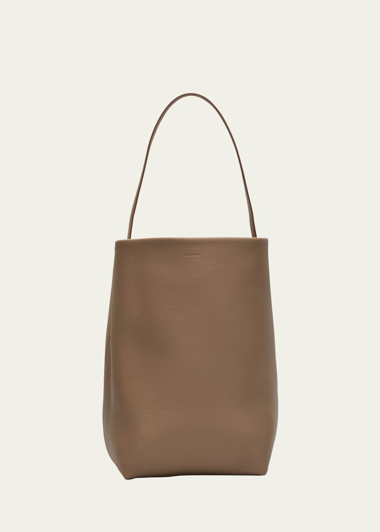 Large N/S Park Tote Bag Black in Leather – The Row