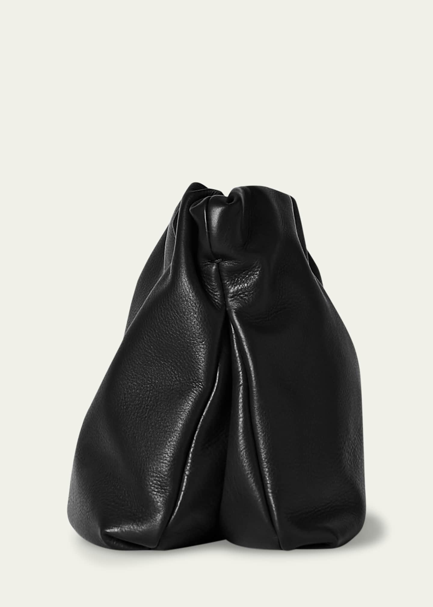 THE ROW Bourse Small Clutch in Small Grained Calfskin Image 4 of 6