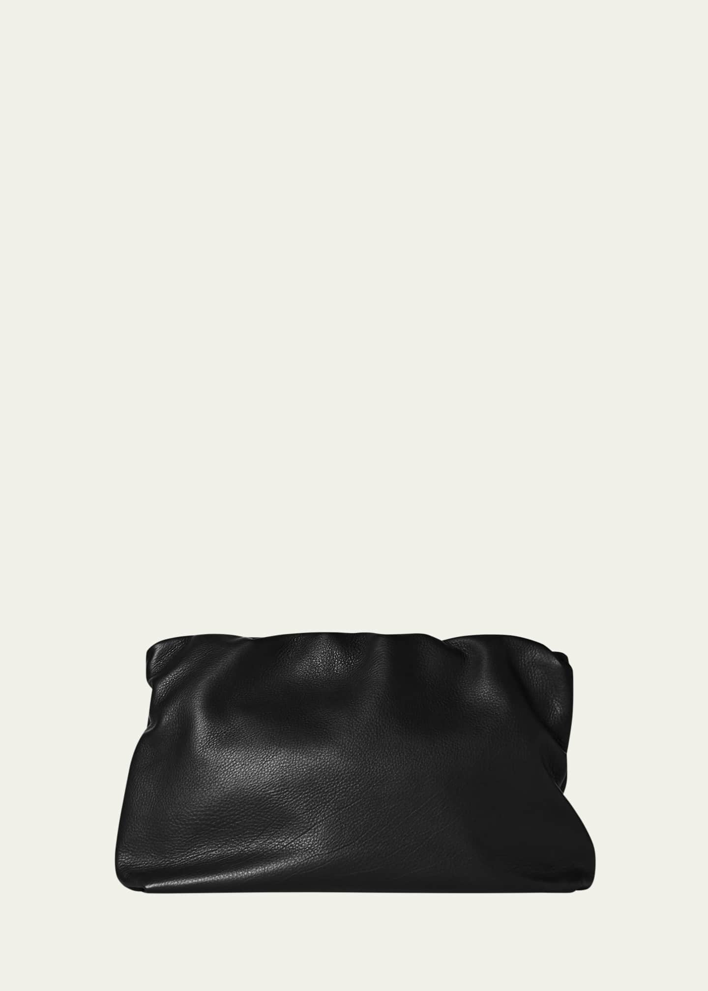 calfskin leather clutch