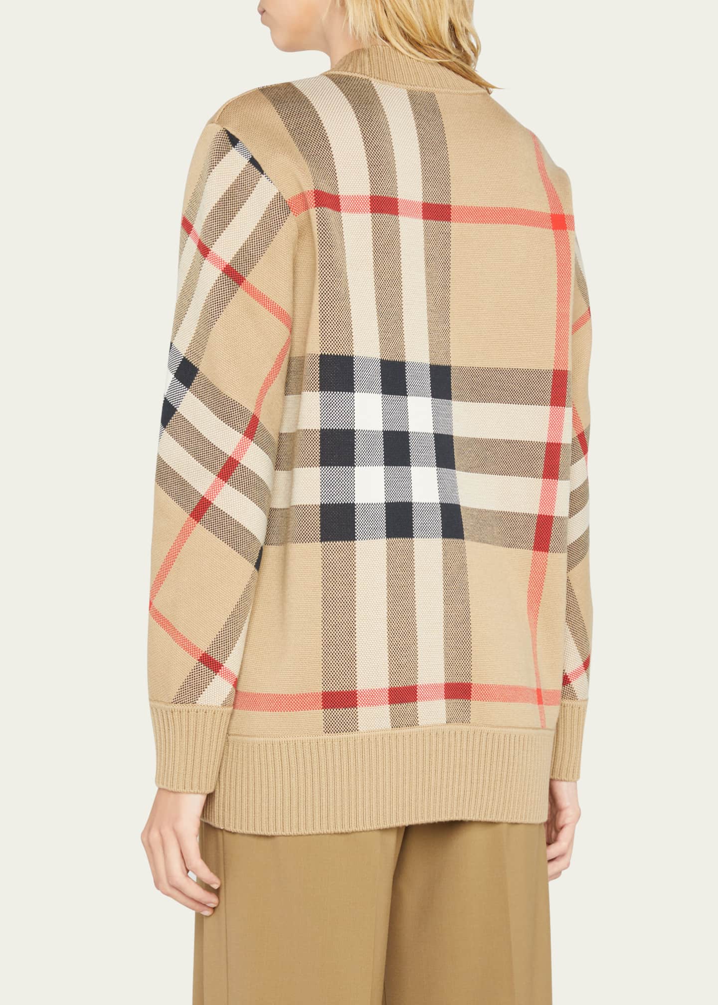 Burberry shop cardigan mens