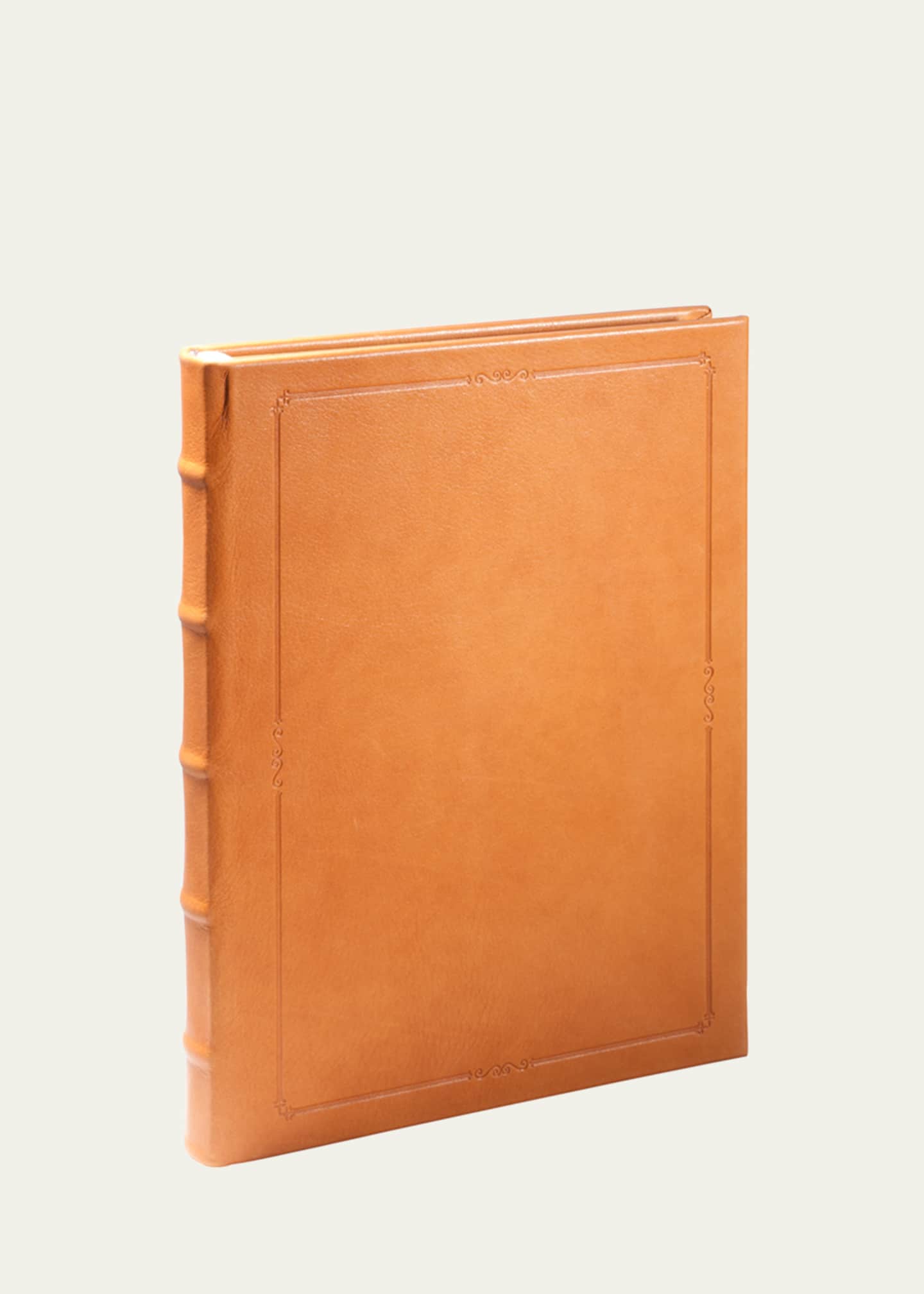 Graphic Image Lined Hardcover Leather Journal, 9" Image 2 of 2