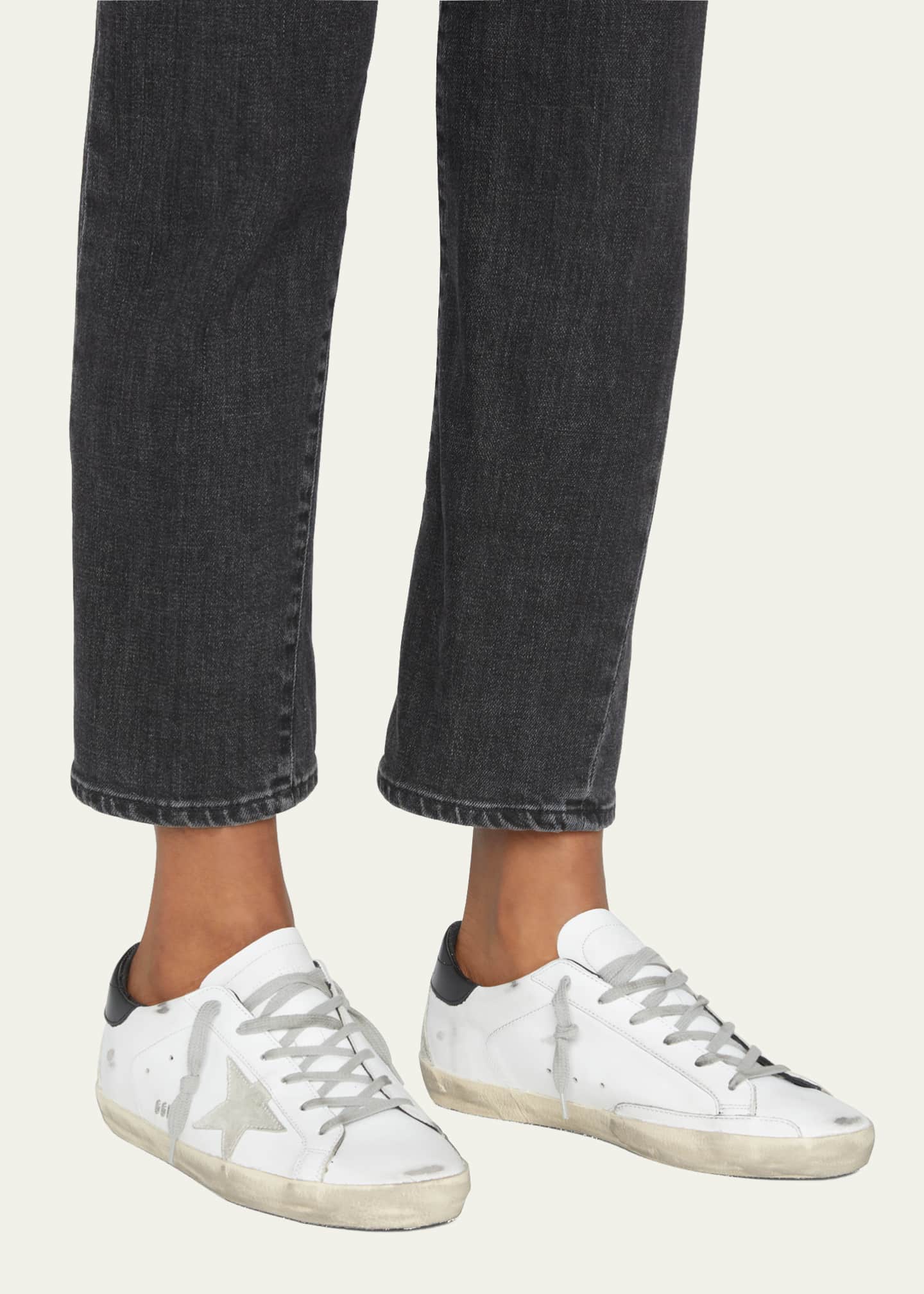 Golden Goose Superstar Mixed Leather Sneakers Image 2 of 5