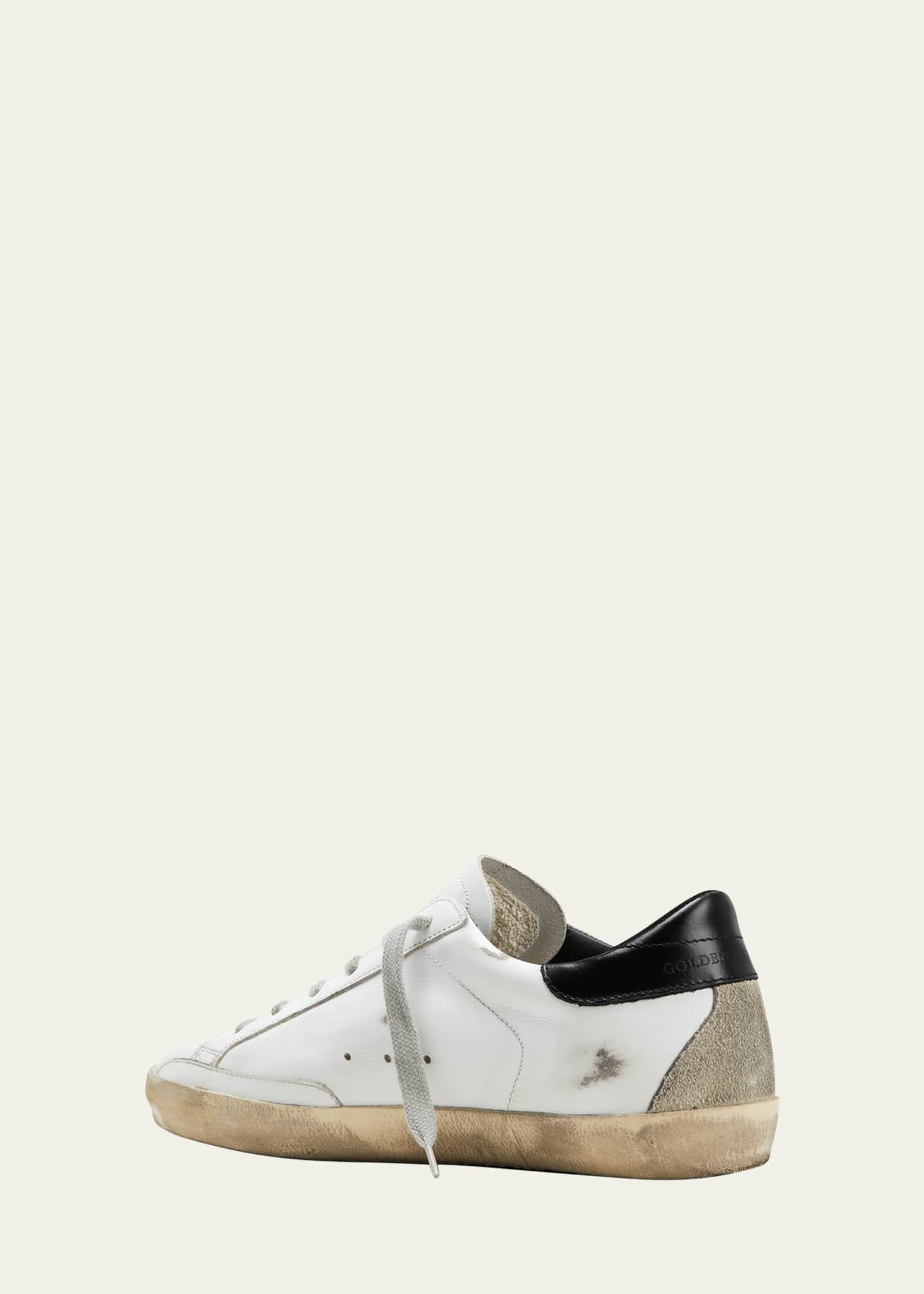 Golden Goose Superstar Mixed Leather Sneakers Image 4 of 5