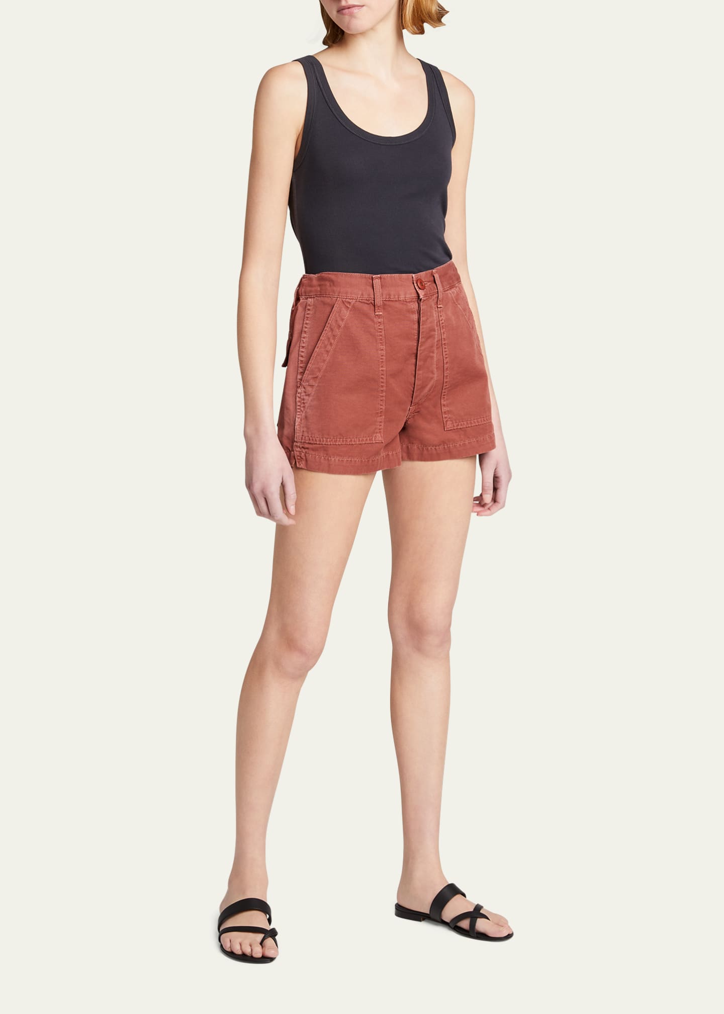 AMO Denim Scoop-Neck Layering Tank Image 2 of 5
