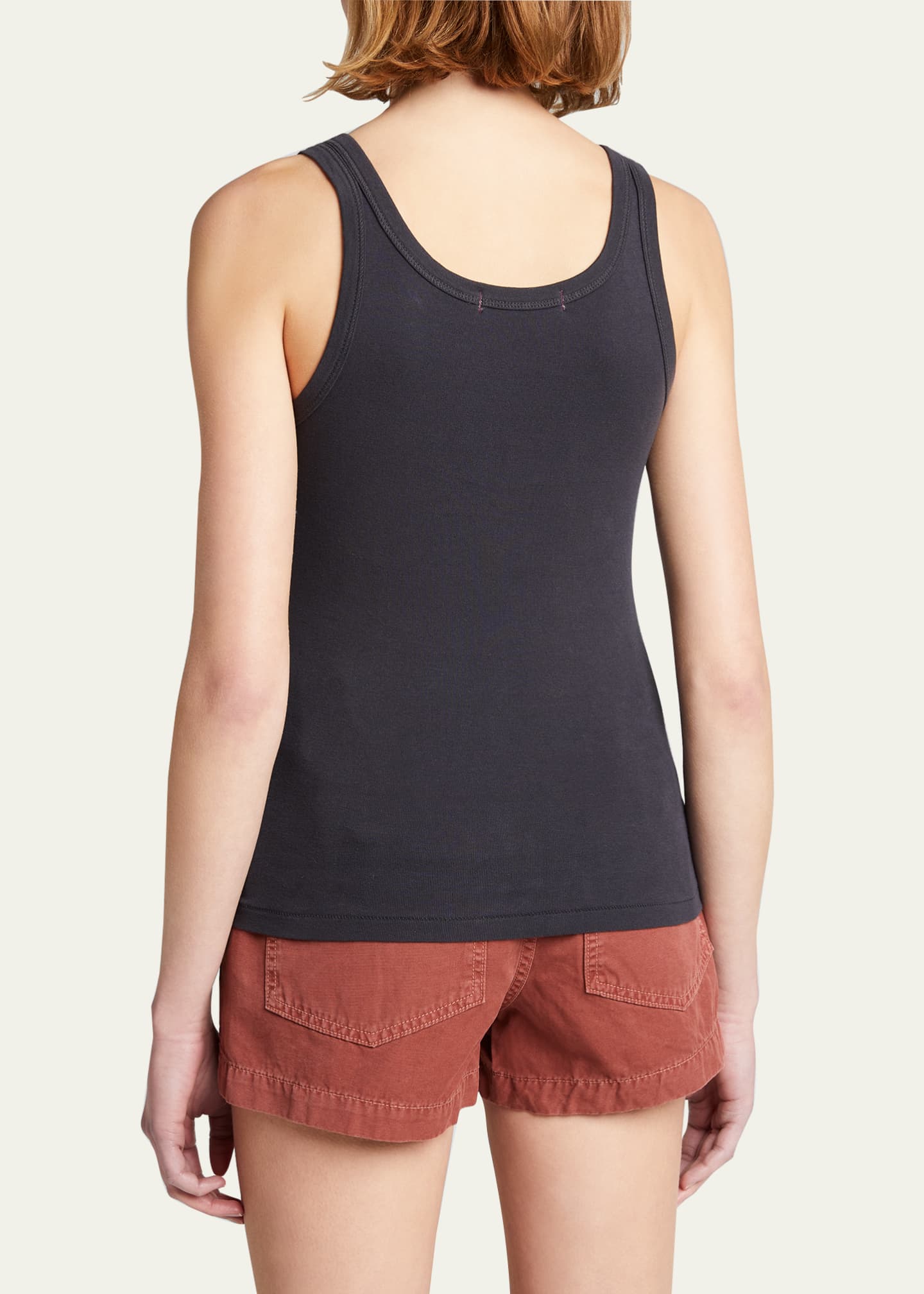 AMO Denim Scoop-Neck Layering Tank Image 3 of 5