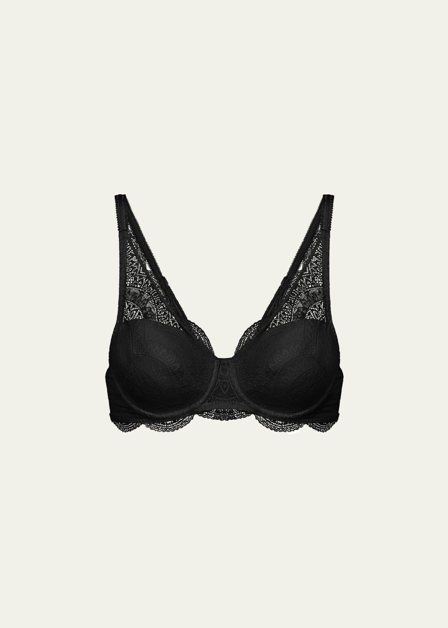 Simone Perele Karma 3D Molded Bra with Triangle Lace Image 1 of 2