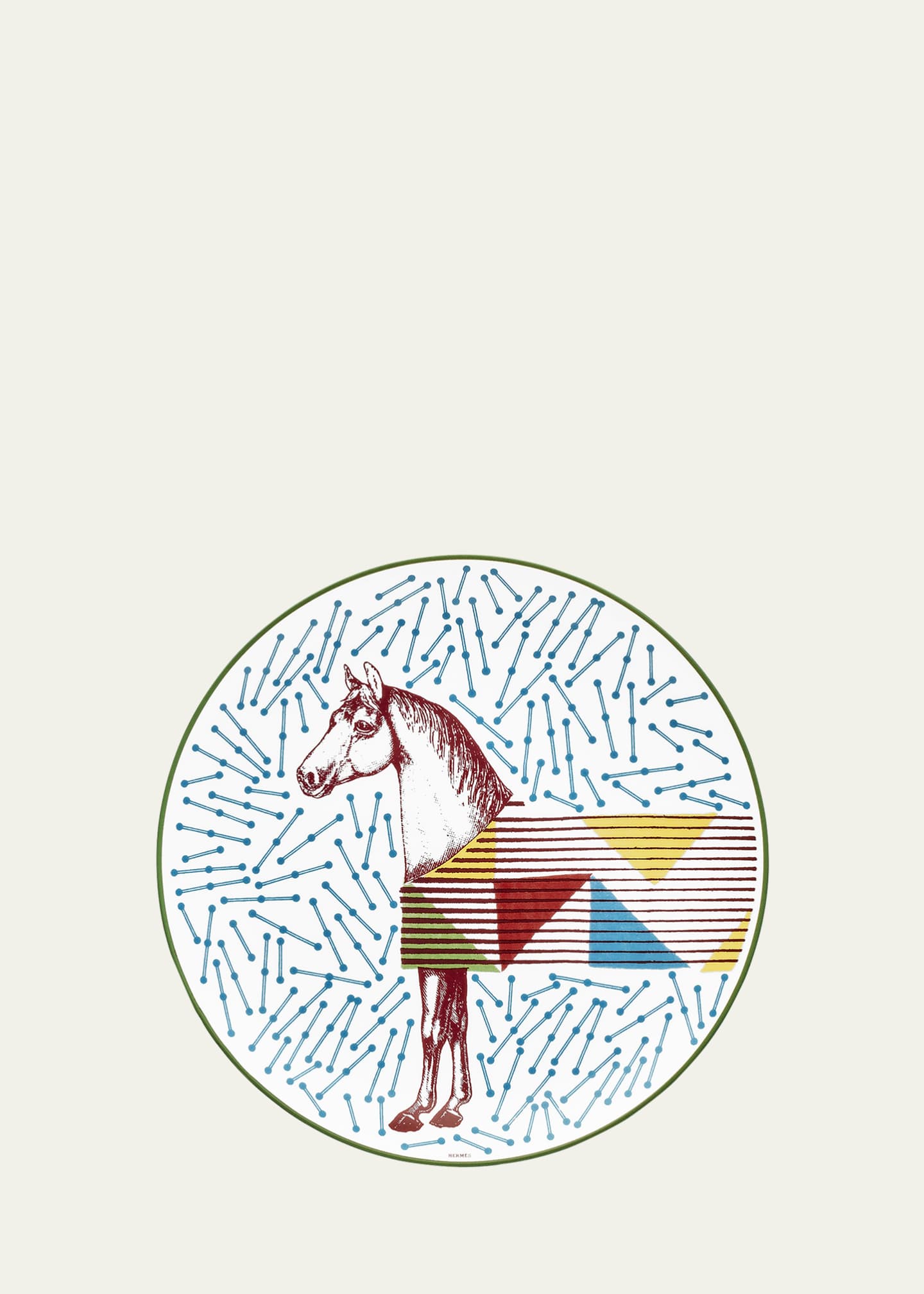 Hermes Hippomobile Dessert Plate No. 4 Bergdorf Goodman