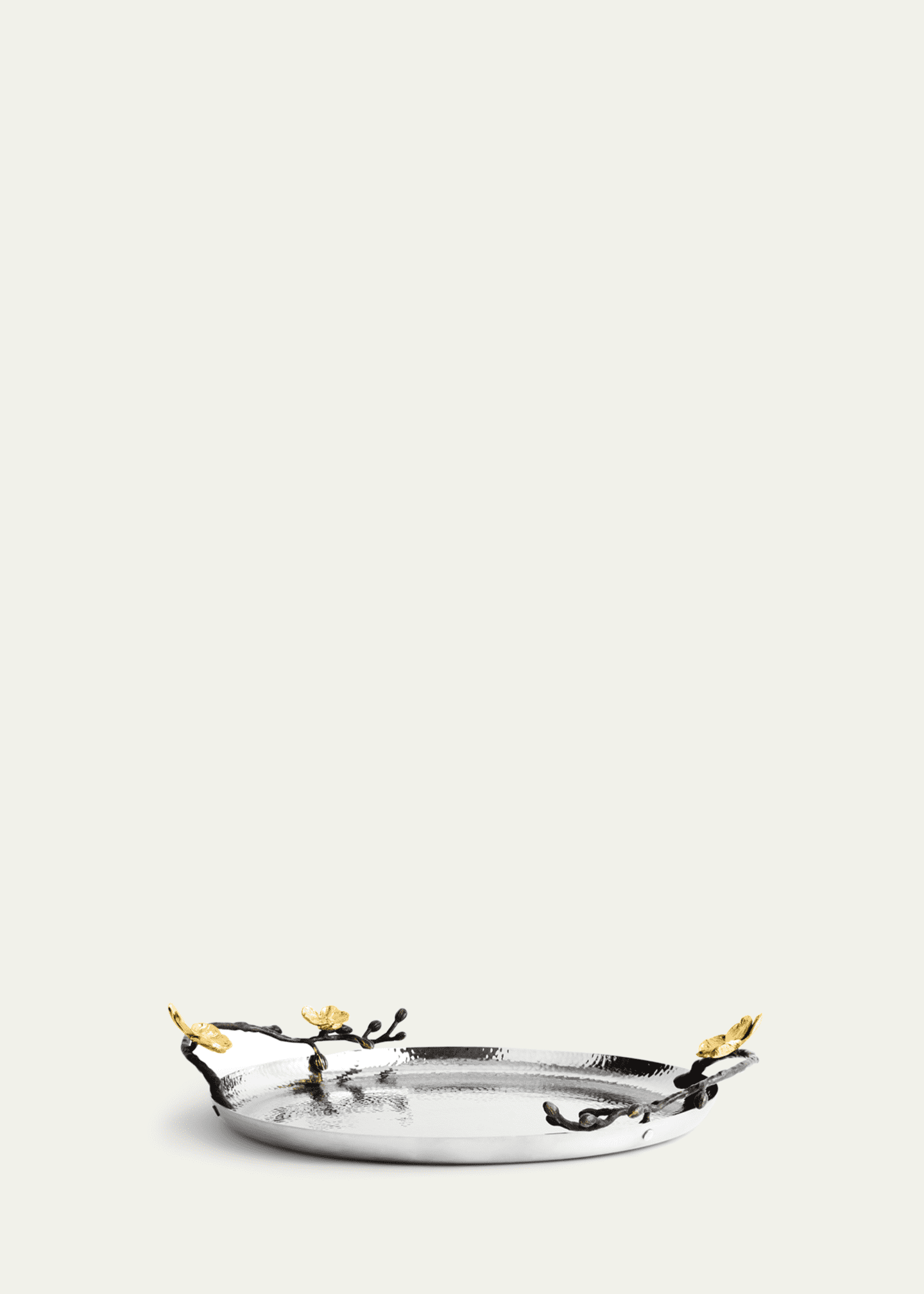 Michael Aram Gold Orchid Round Tray Image 2 of 4