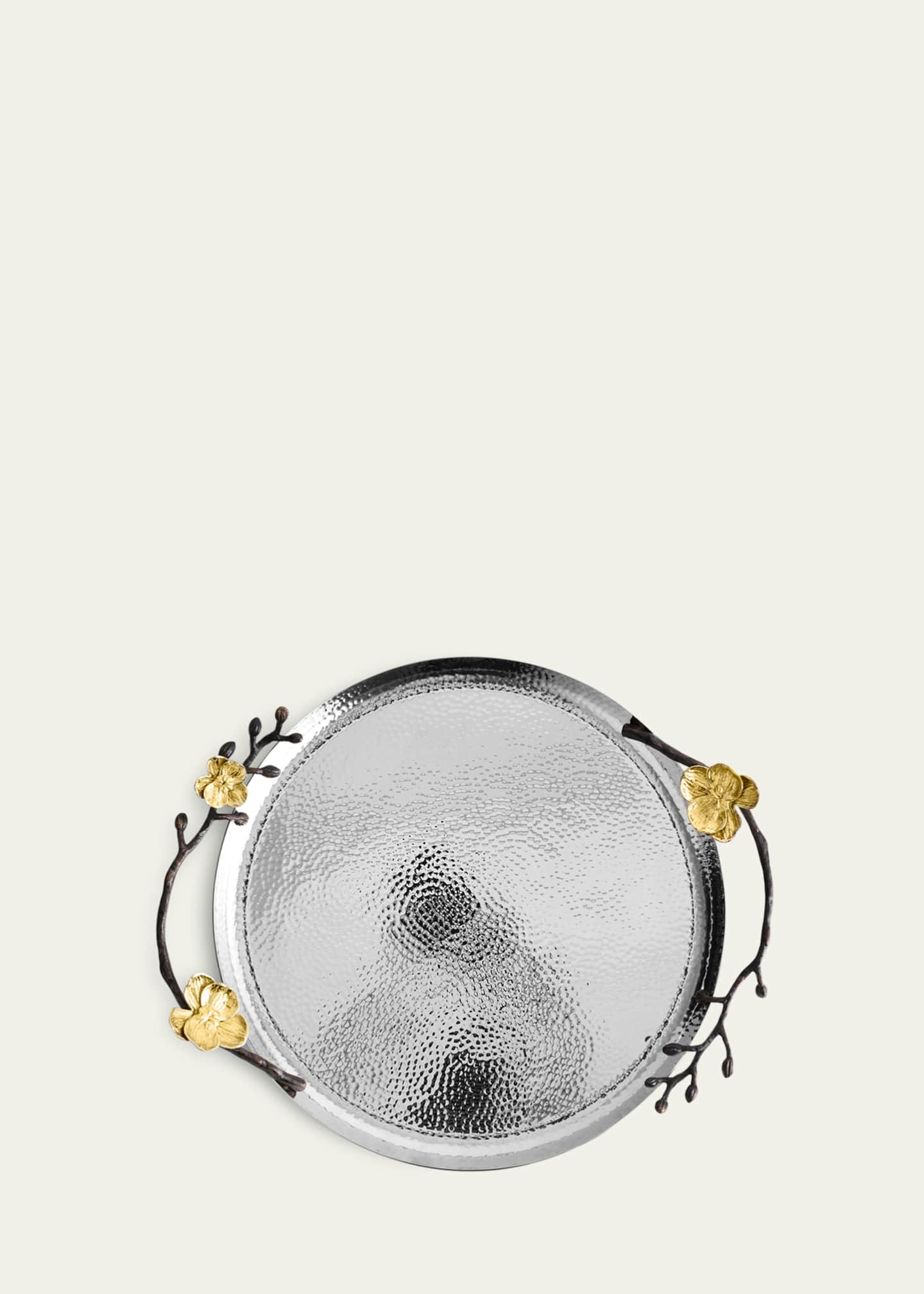 Michael Aram Gold Orchid Round Tray Image 4 of 4