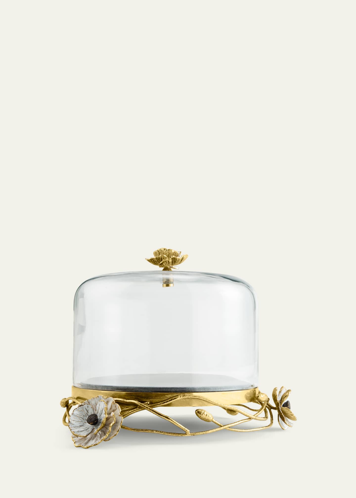 Michael Aram Anemone Cake Stand with Dome Image 2 of 5