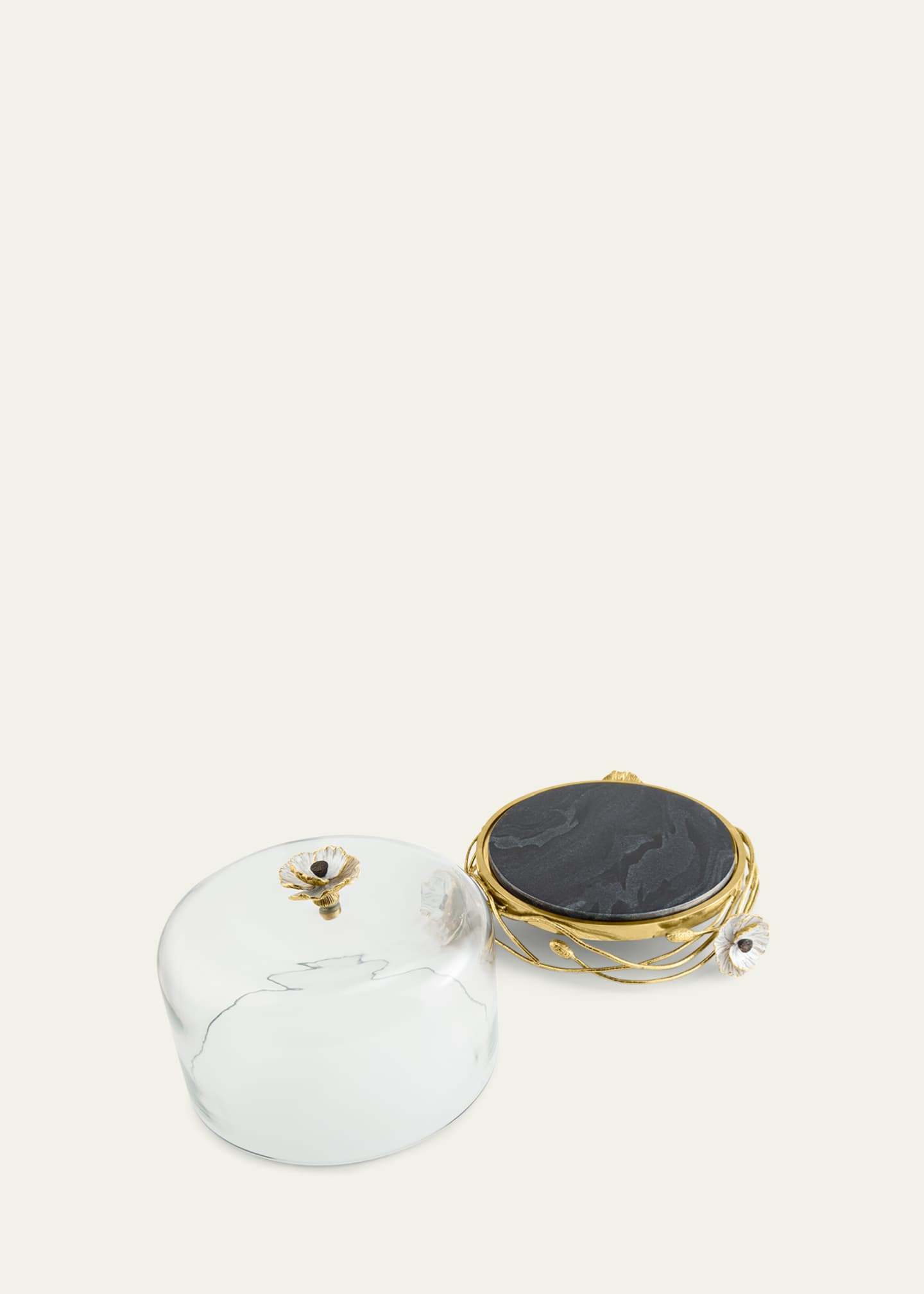 Michael Aram Anemone Cake Stand with Dome Image 3 of 5
