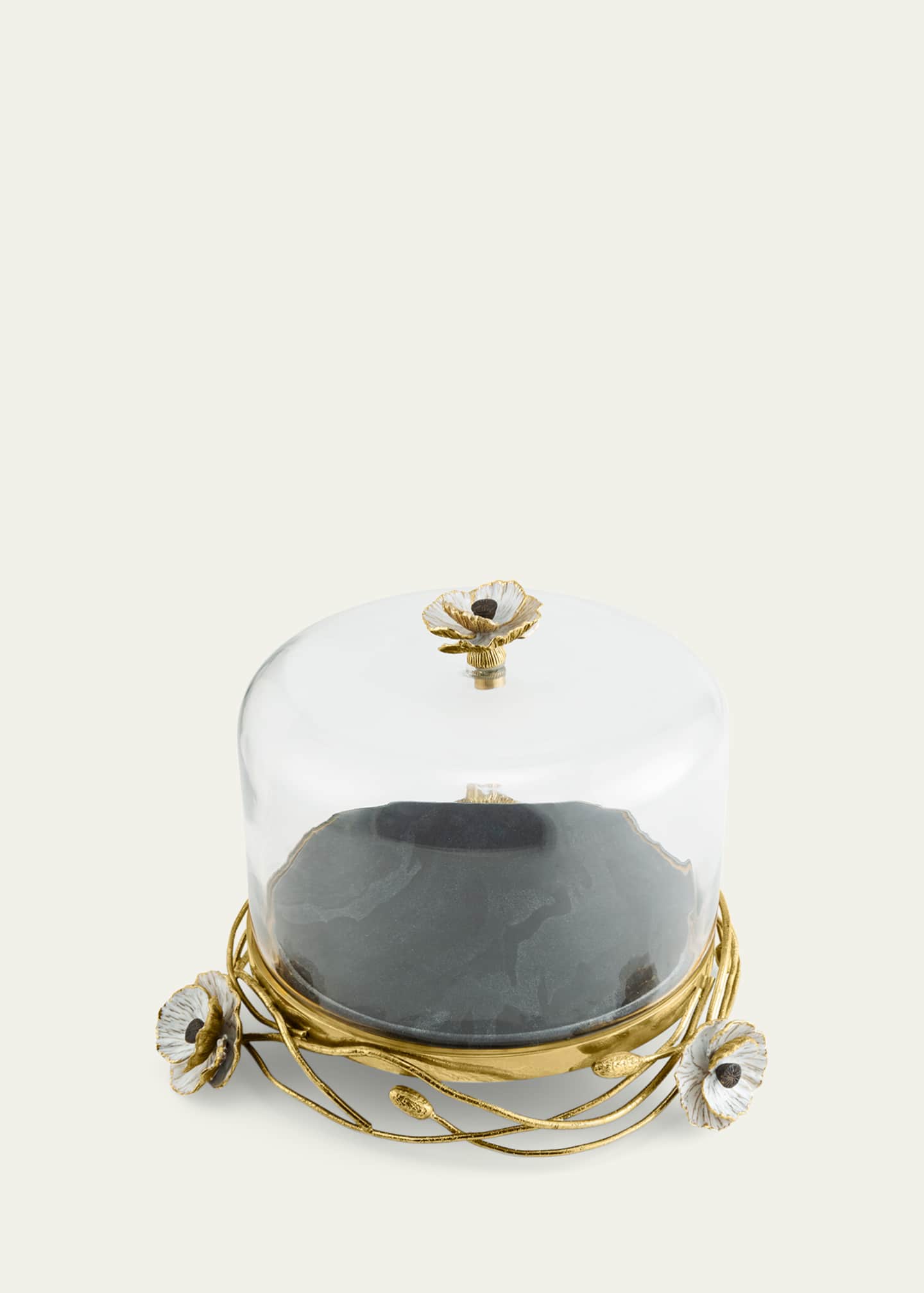 Michael Aram Anemone Cake Stand with Dome Image 4 of 5