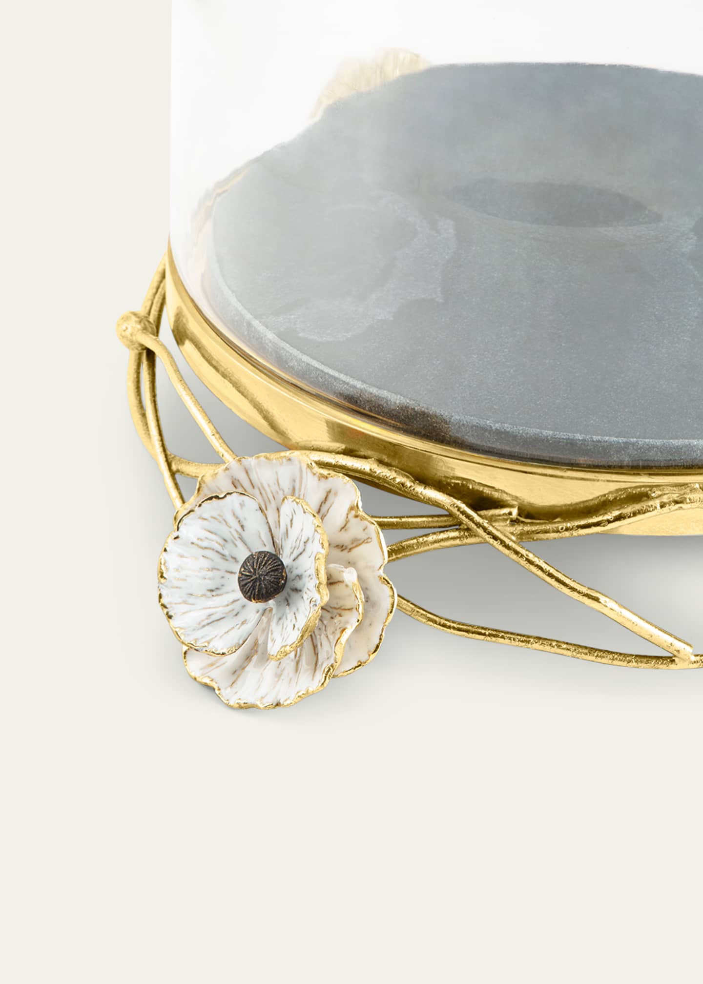 Michael Aram Anemone Cake Stand with Dome Image 5 of 5