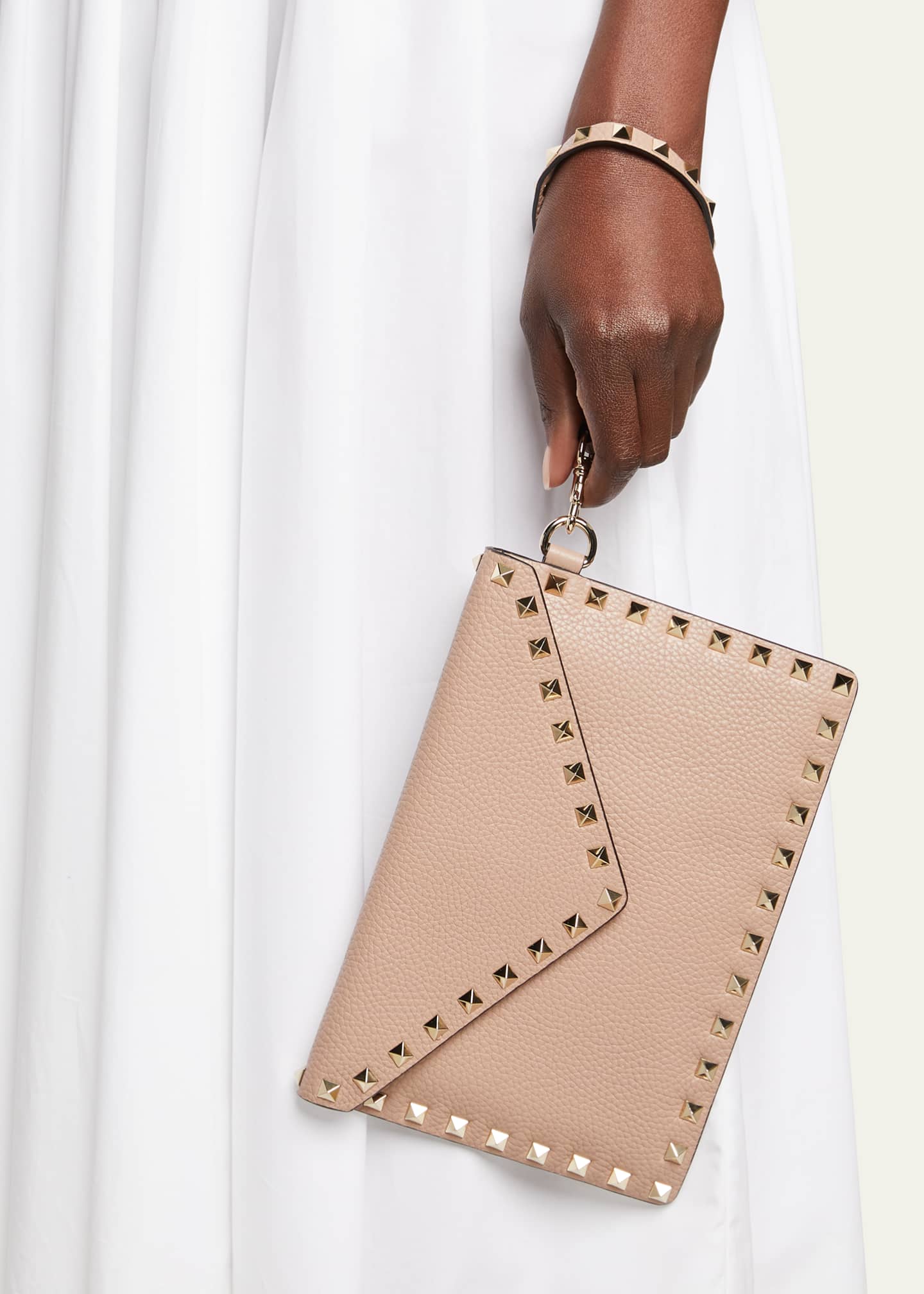 Rockstud clutch bag deals